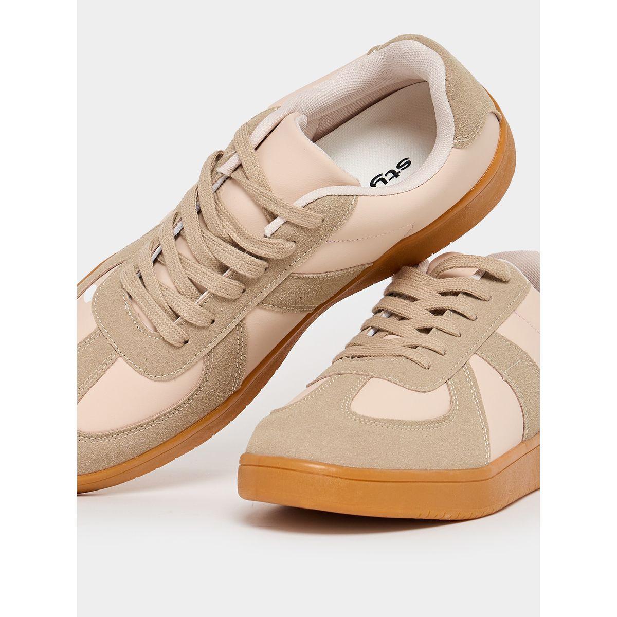 Styli Retro Sole Color Block Lace Up Sneakers-men-shoes-sneakers-image-3