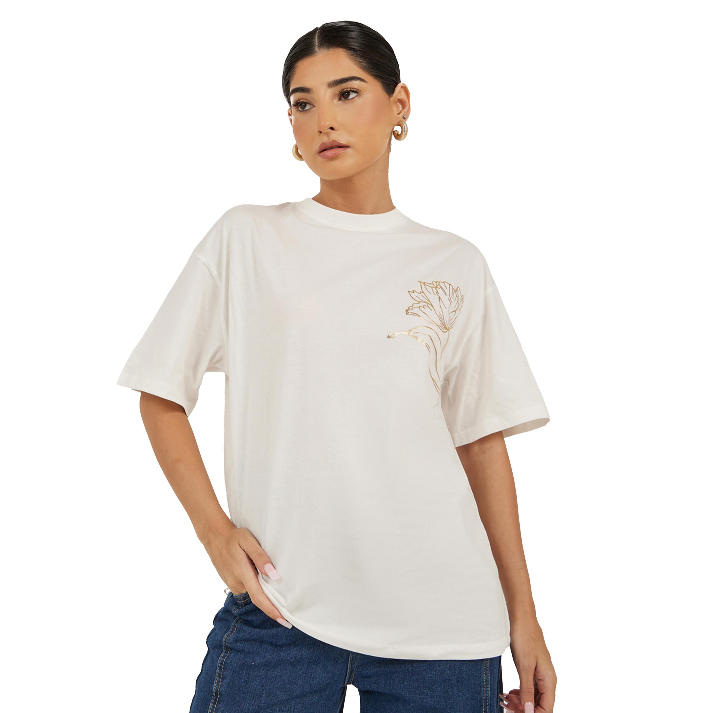 Styli Graphic Print Oversized Round Neck T-Shirt-women-clothing-tshirts-image-3