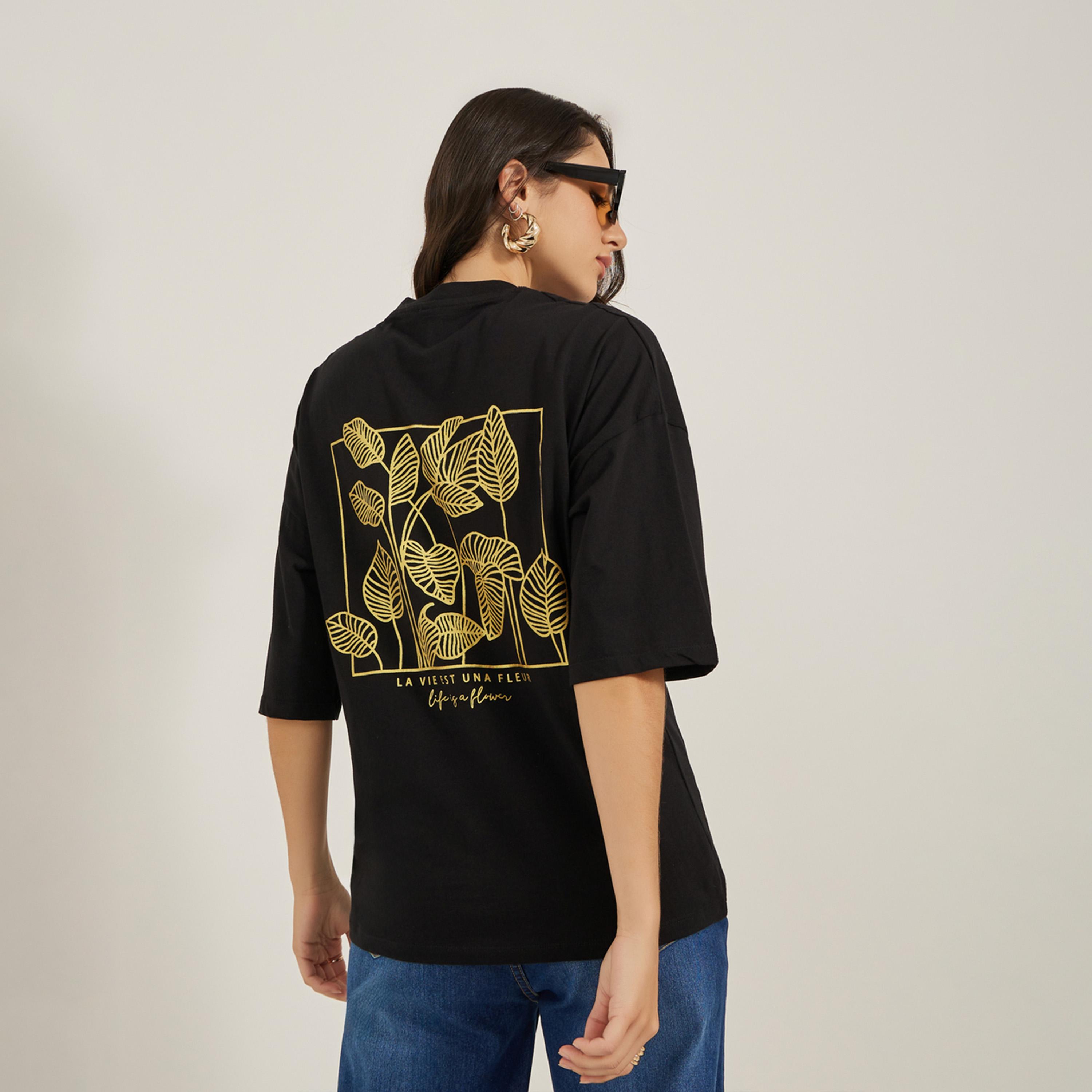 Styli Graphic Print Round Neck Oversized T-Shirt-women-clothing-tshirts-image-5