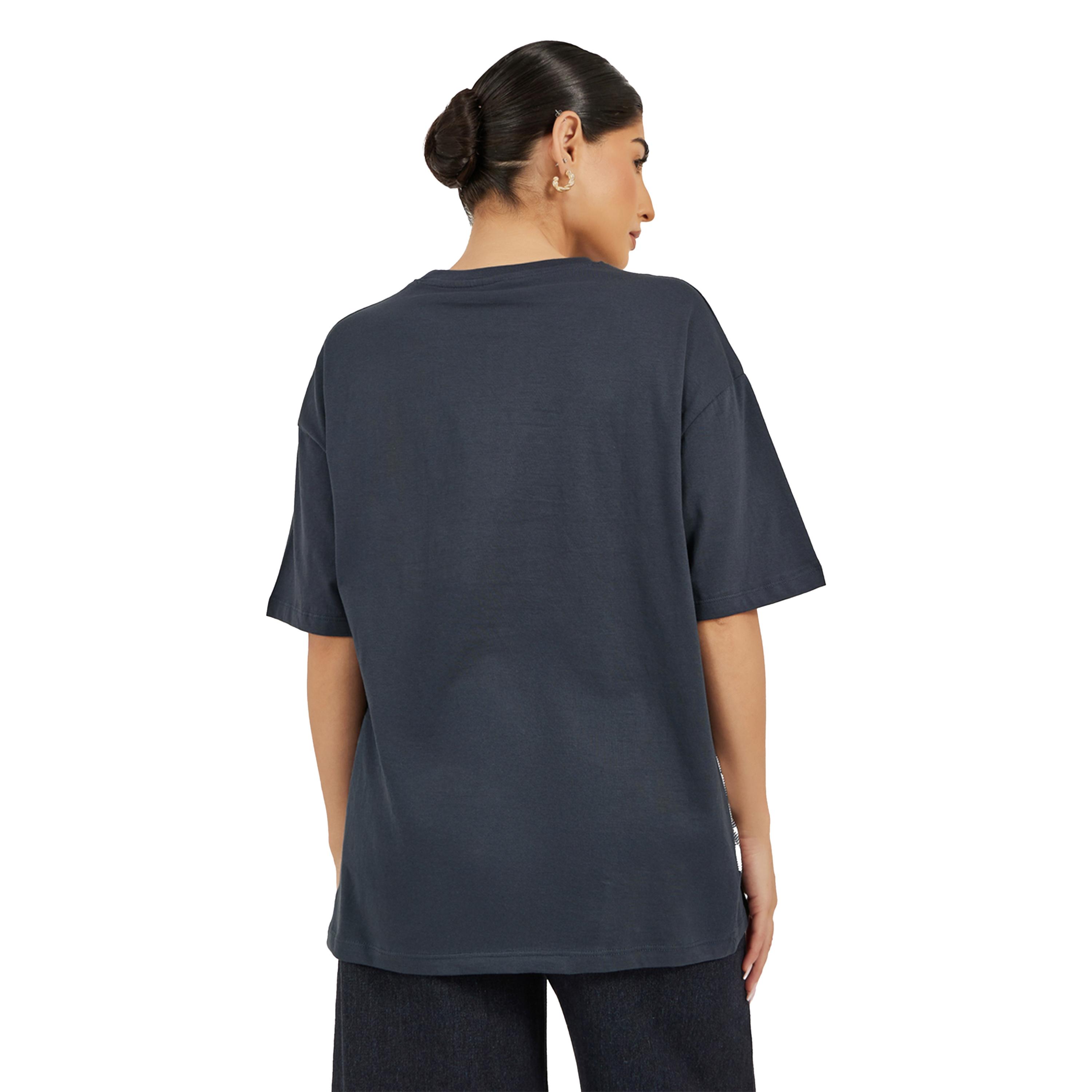 Styli Slogan Print Round Neck Oversized T-Shirt-women-clothing-tshirts-image-5