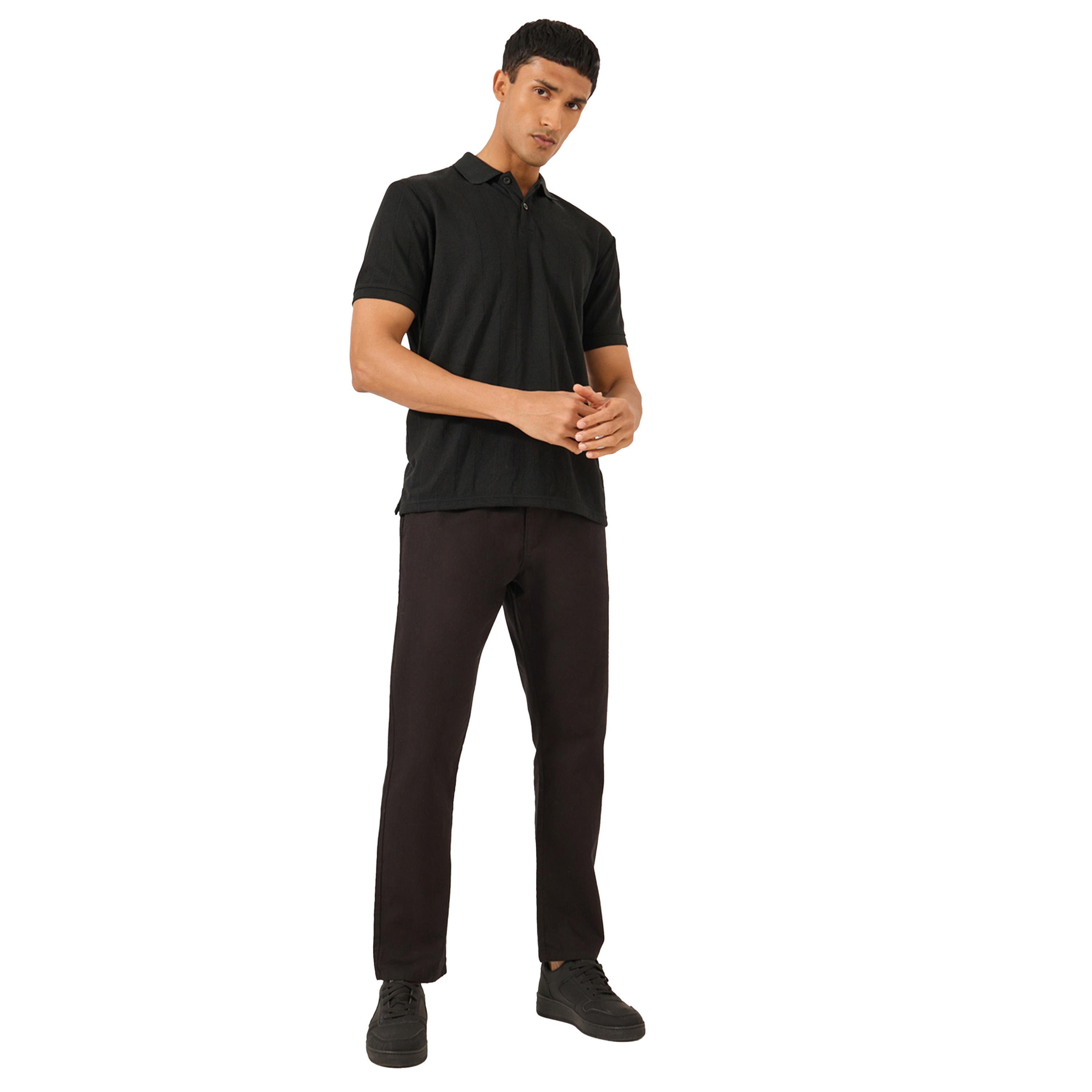Styli Ribbed Textured Relaxed Fit Polo-men-clothing-tshirtsandpolos-polos-image-2