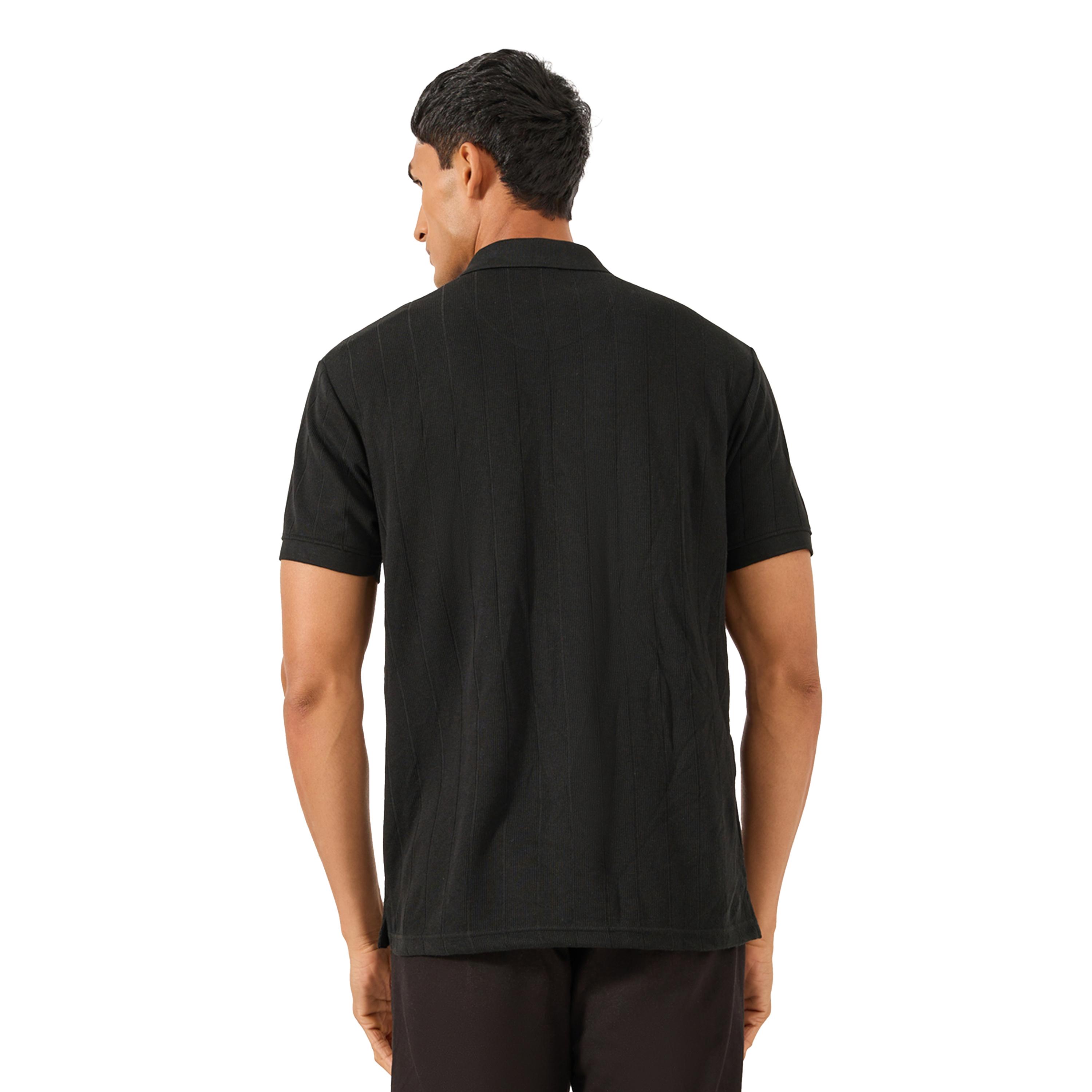 Styli Ribbed Textured Relaxed Fit Polo-men-clothing-tshirtsandpolos-polos-image-4
