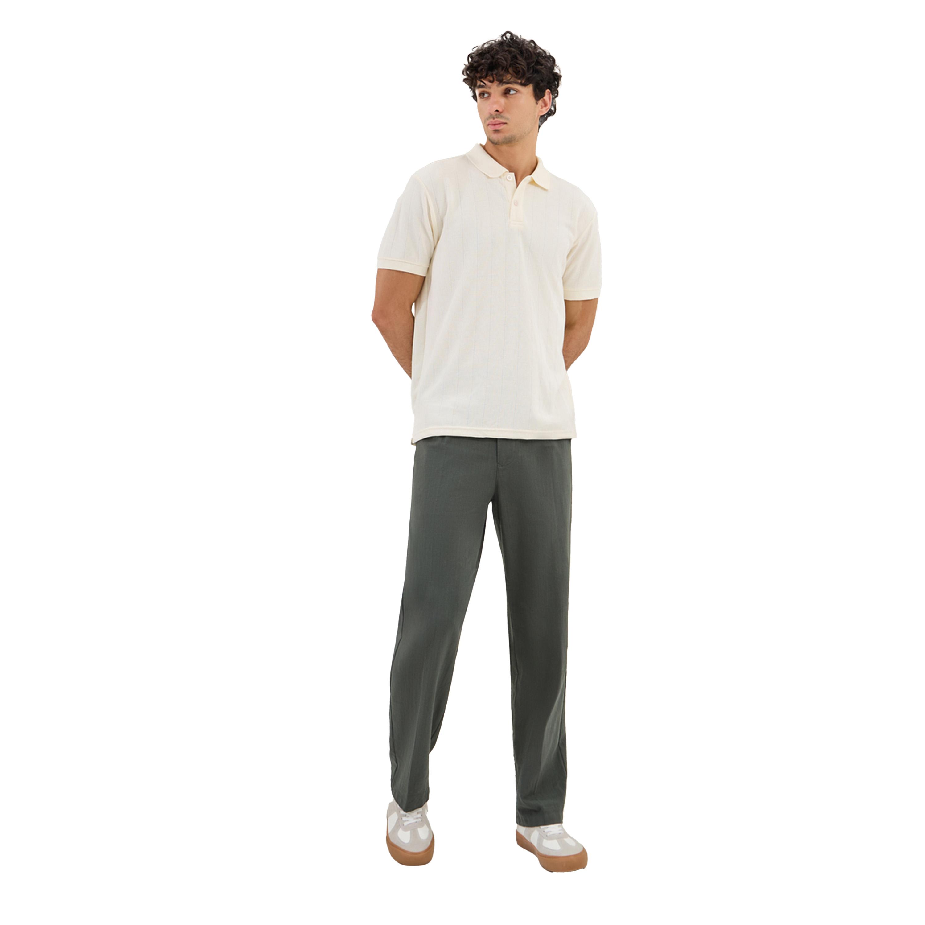 Styli Ribbed Textured Relaxed Fit Polo-men-clothing-tshirtsandpolos-polos-image-2