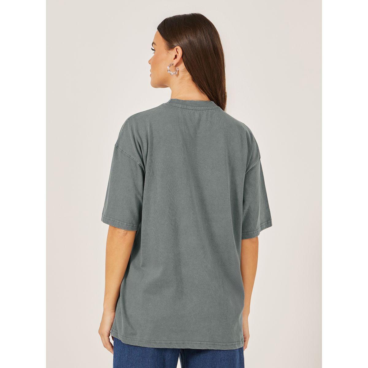 Styli Acid Washed Graphic Print Short Sleeve Oversized T-Shirt-women-clothing-tshirts-image-4