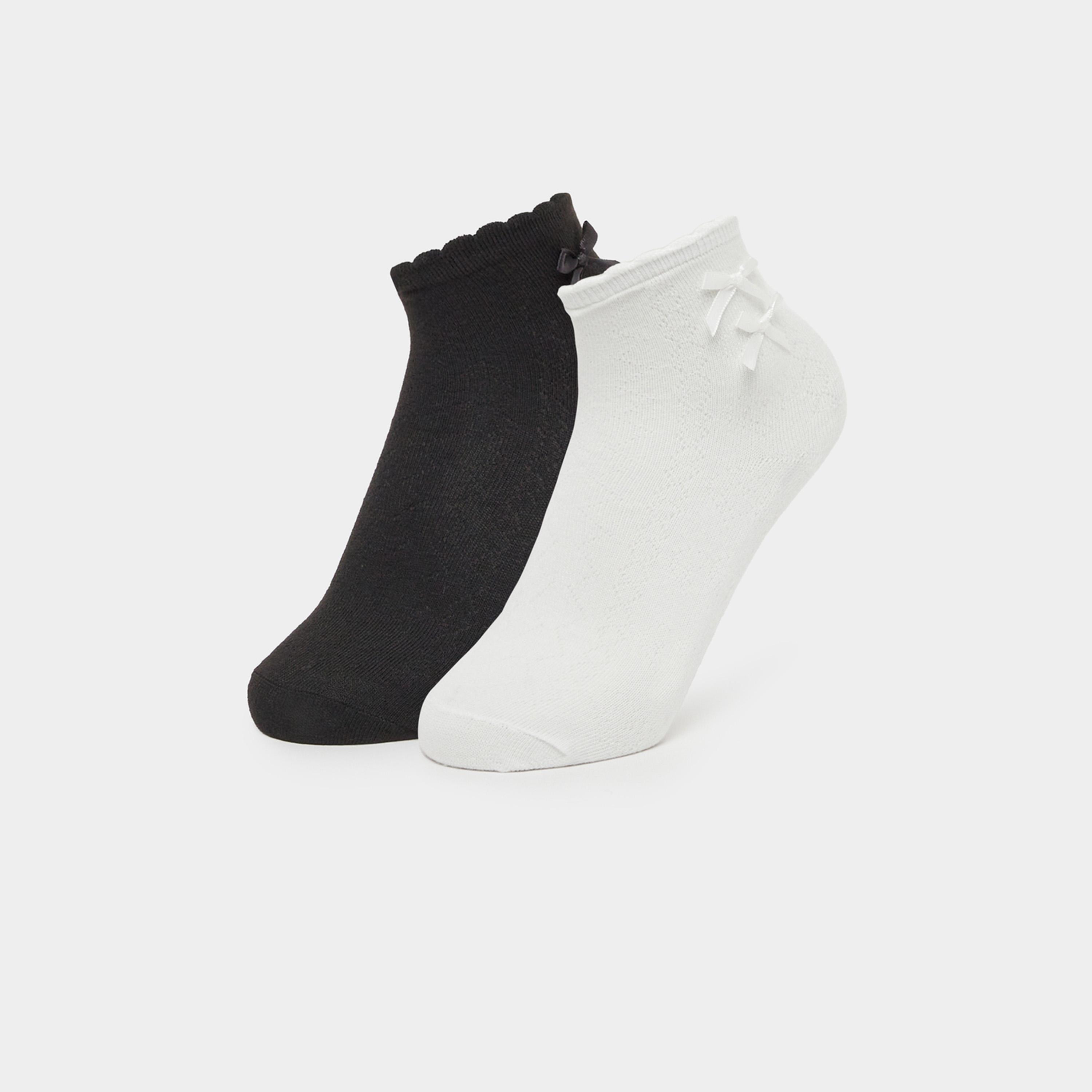 ستايلي - مجموعة من قطعتين - جوارب مزينة بشرائط-women-socksandstockings-image-1