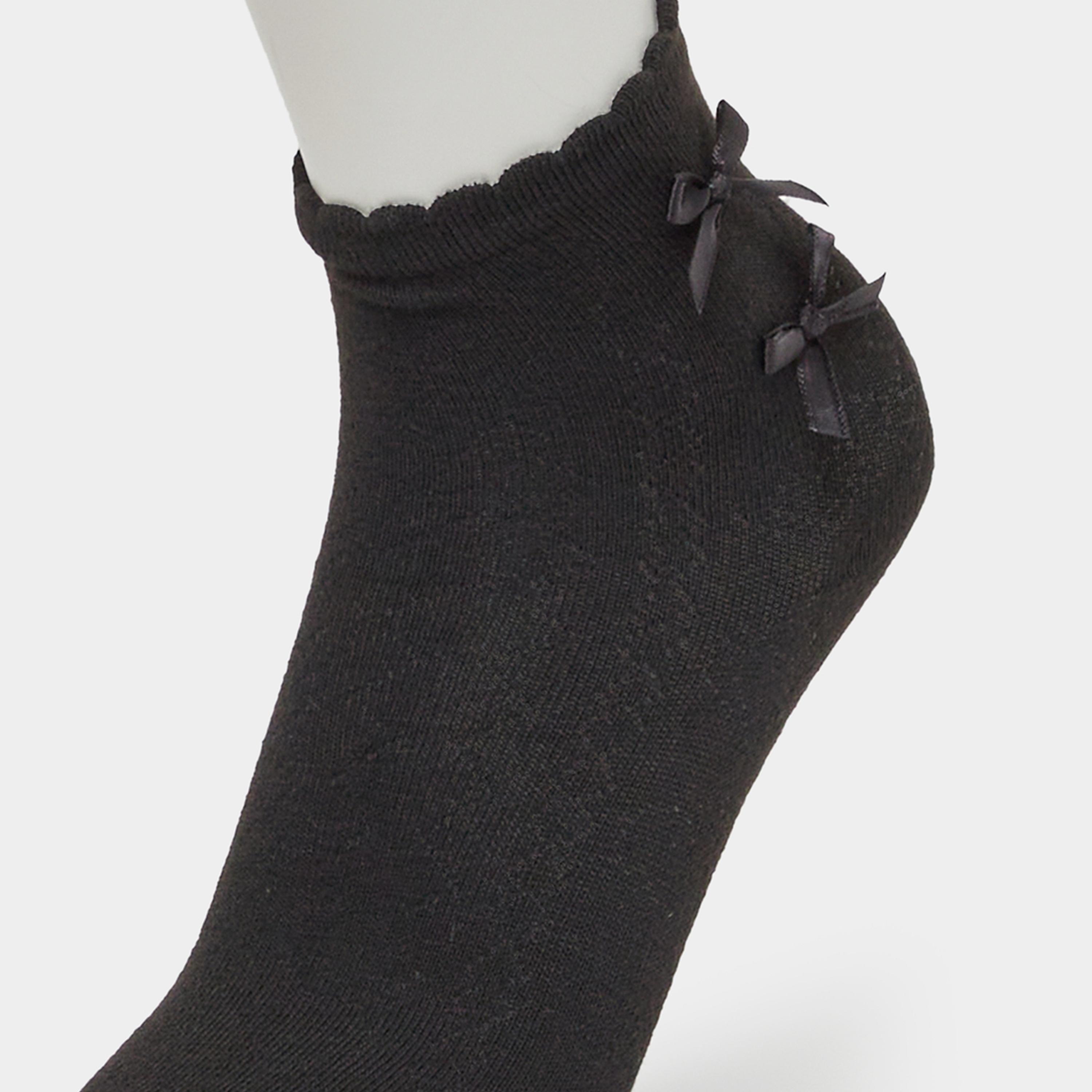 ستايلي - مجموعة من قطعتين - جوارب مزينة بشرائط-women-socksandstockings-image-3