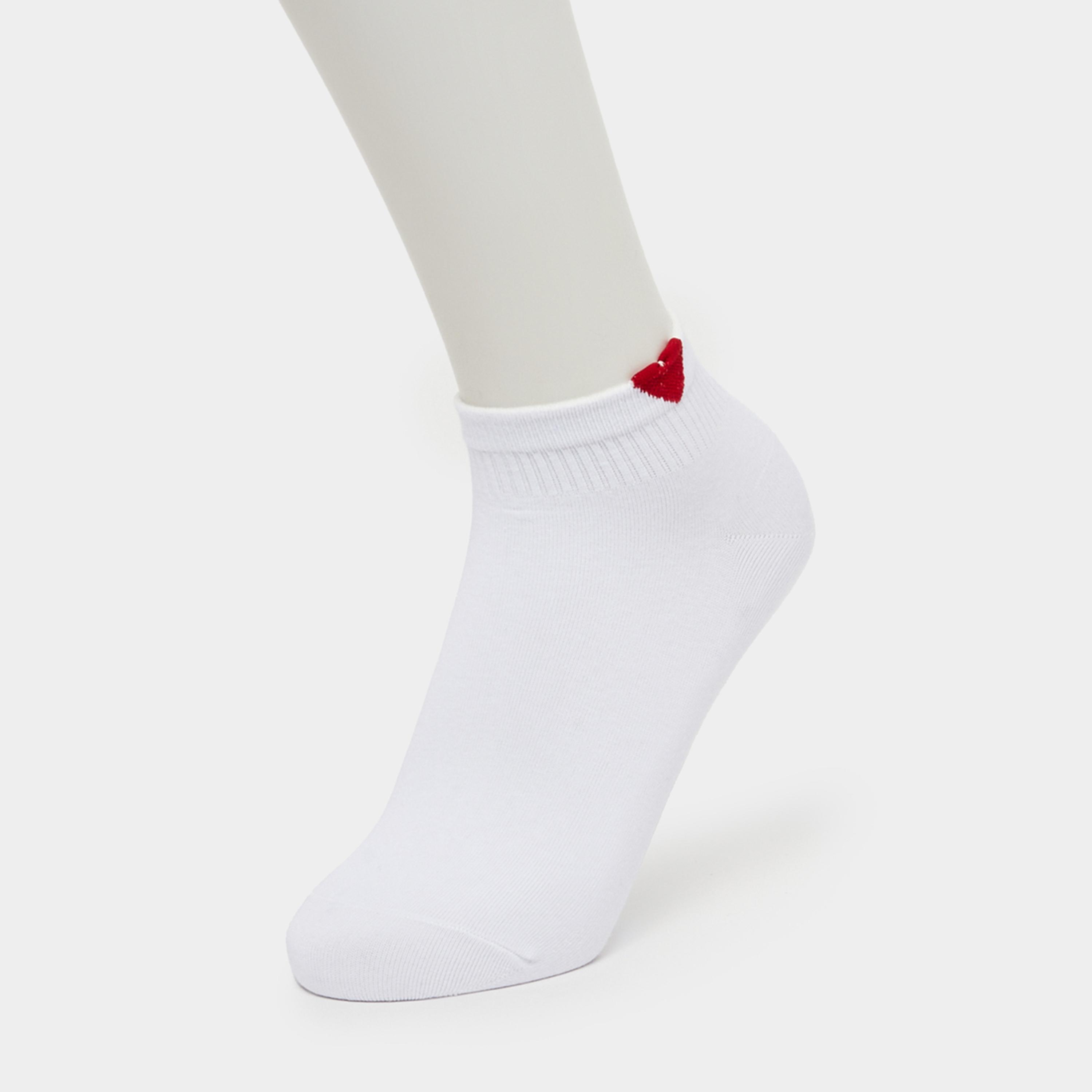 ستايلي - مجموعة من 3 - جوارب للكاحل بتطريز قلب-women-socksandstockings-image-4