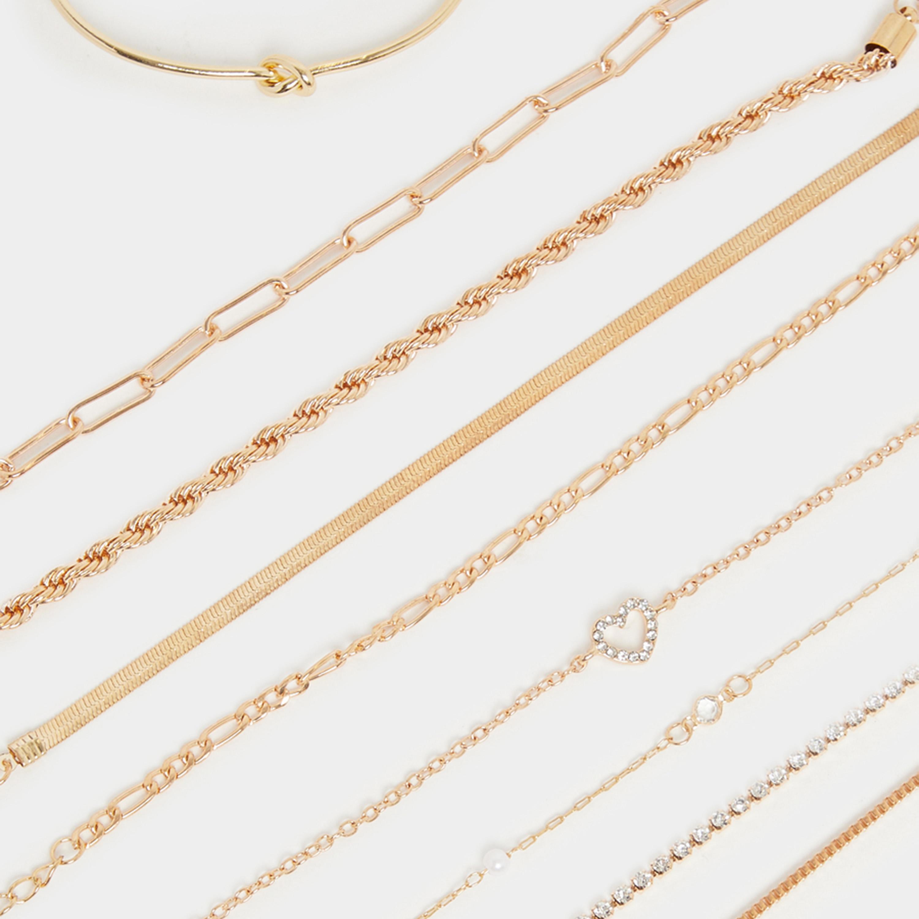 Styli Set of 9 - Assorted Link Chain Bracelets-women-watchesandjewellery-jewellery-banglesandbracelets-image-3