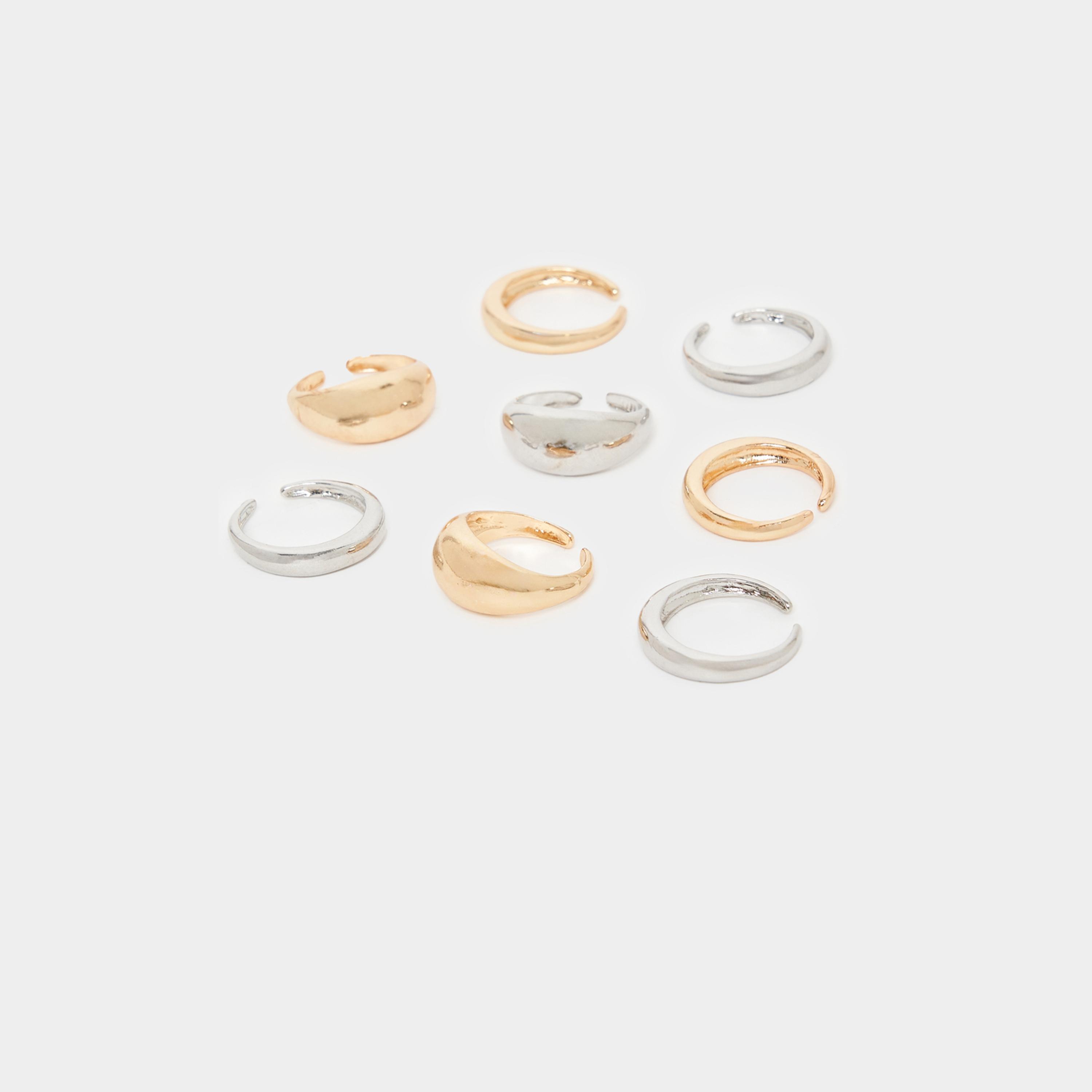 Styli Set of 8 - Solid Cuff Rings-women-watchesandjewellery-jewellery-rings-image-4