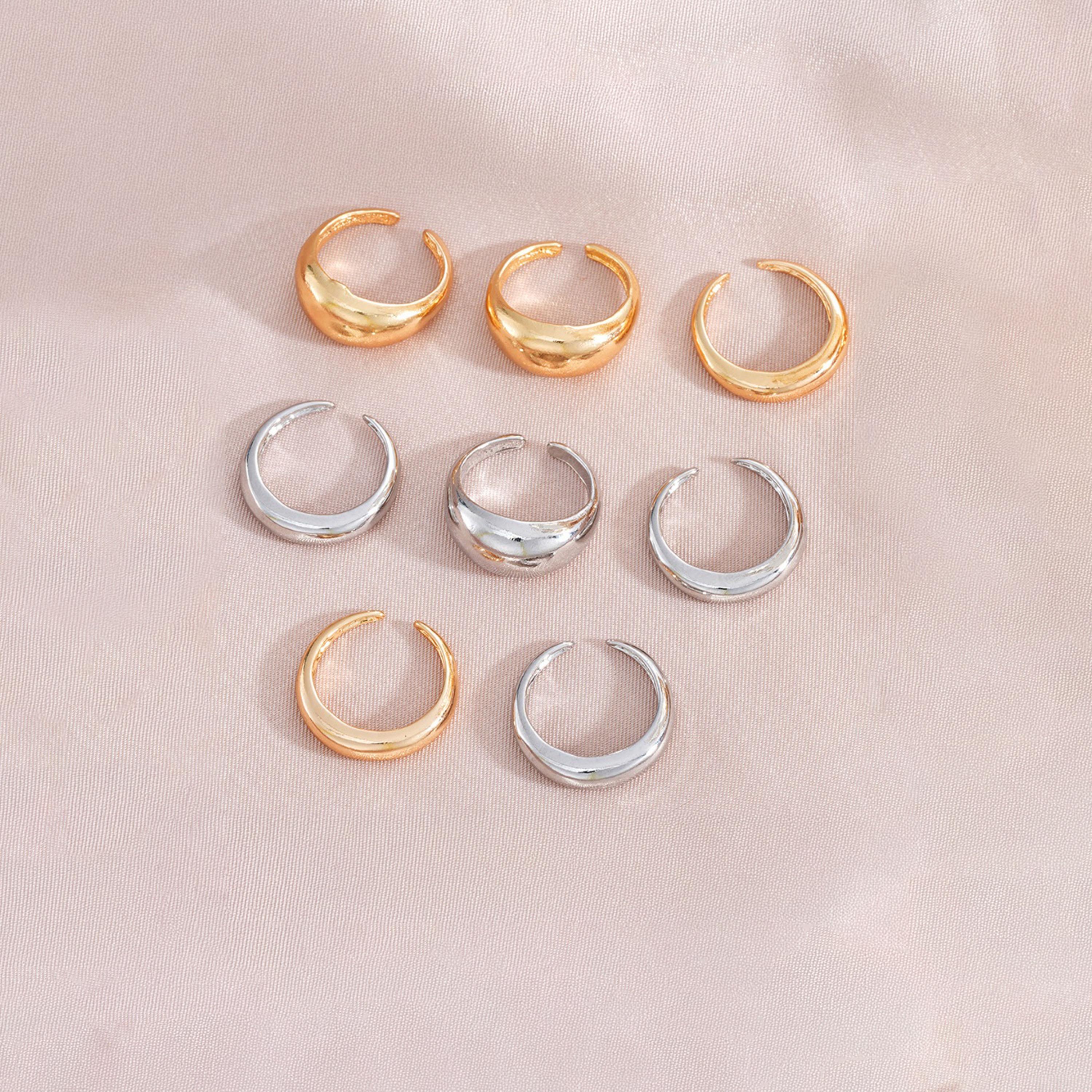 Styli Set of 8 - Solid Cuff Rings-women-watchesandjewellery-jewellery-rings-image-5