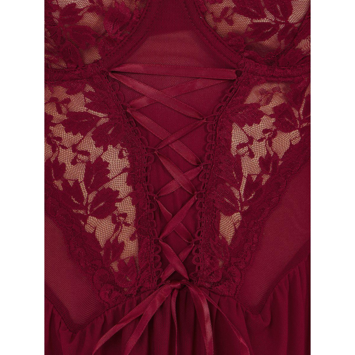 مجموعة من بيبي دول بيبلوم مع ثونغ وساسبيندر-women-clothing-lingerie-babydollsandbodysuits-image-2