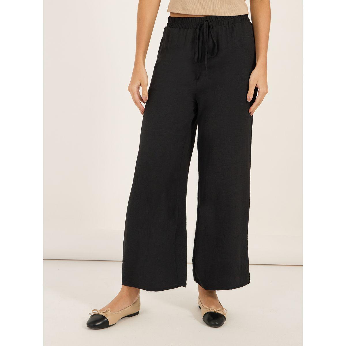 Styli Textured Oversized Shirt and Wide Leg Pants Co-Ords-women-clothing-coordsets-image-6