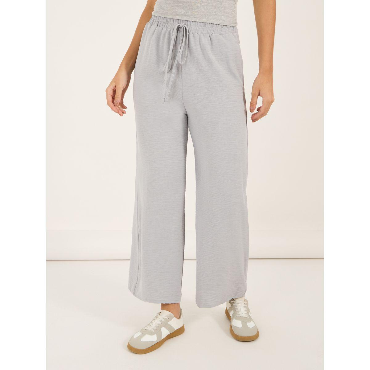 Styli Textured Oversized Shirt and Wide Leg Pants Co-Ords-women-clothing-coordsets-image-6