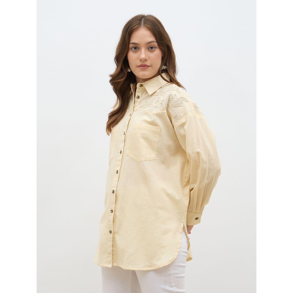 Styli Embroidered Oversized Dropped Shoulder Shirt-women-clothing-shirtsandblouses-shirts-image-3