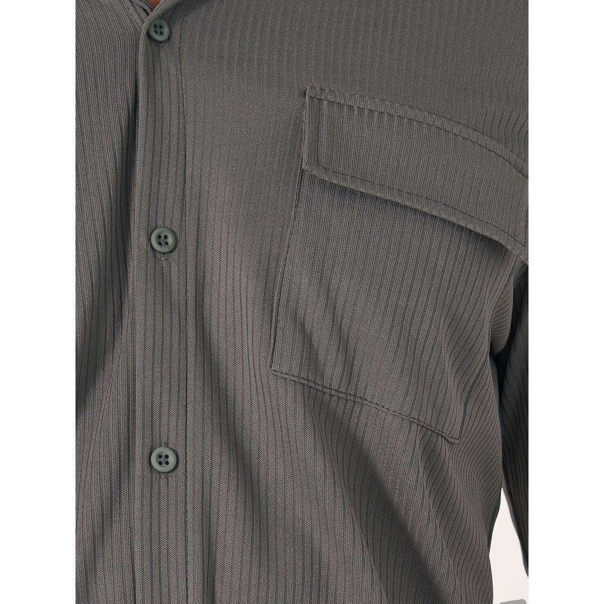 Styli Relaxed Fit Solid Casual Shirt-men-clothing-shirts-image-3