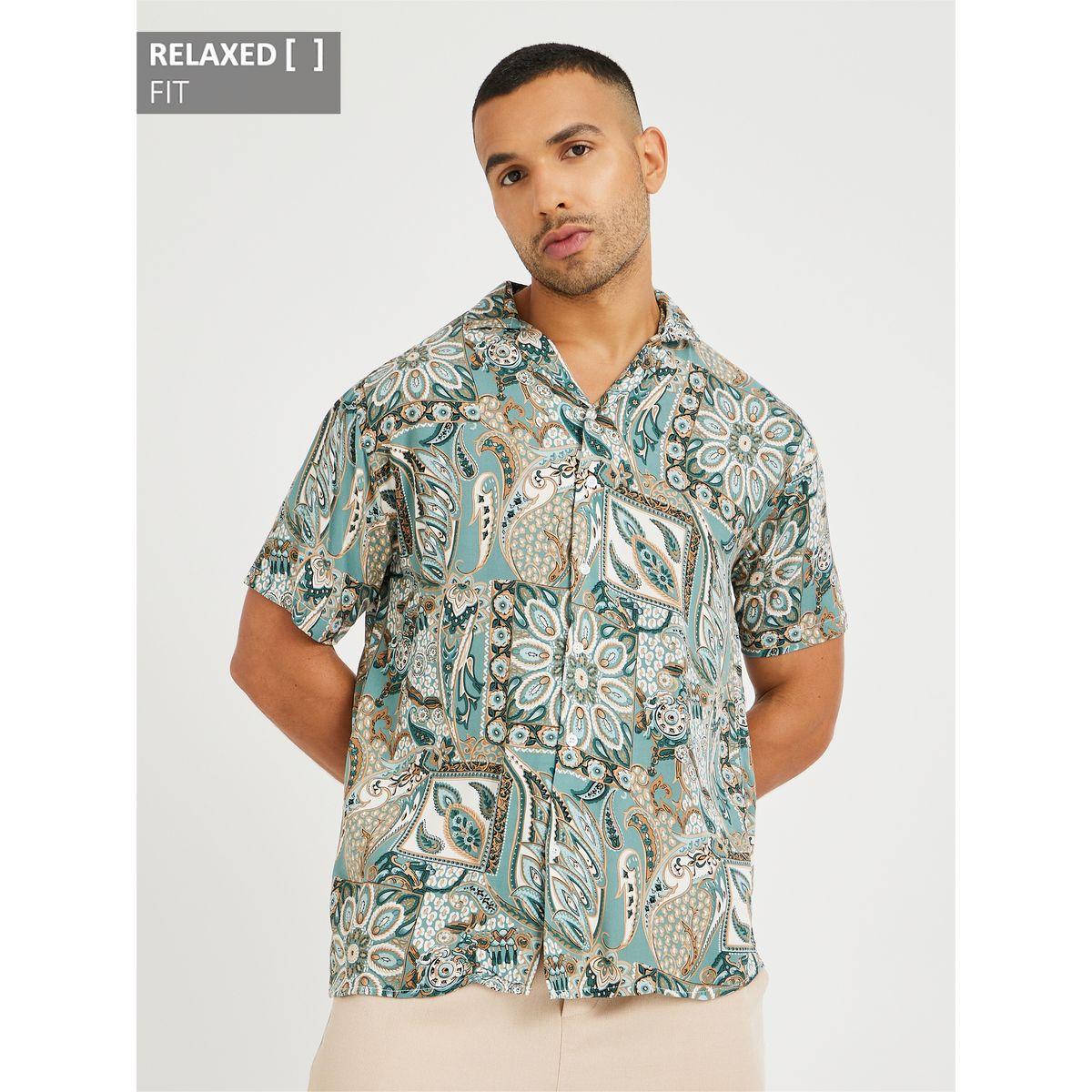 Styli All Over Print Relaxed Fit Shirt-men-clothing-shirts-image-1