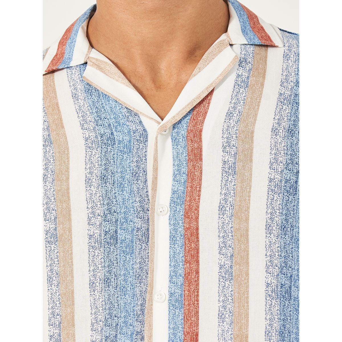 Styli Relaxed Fit Multi Striped Shirt-men-clothing-shirts-image-3