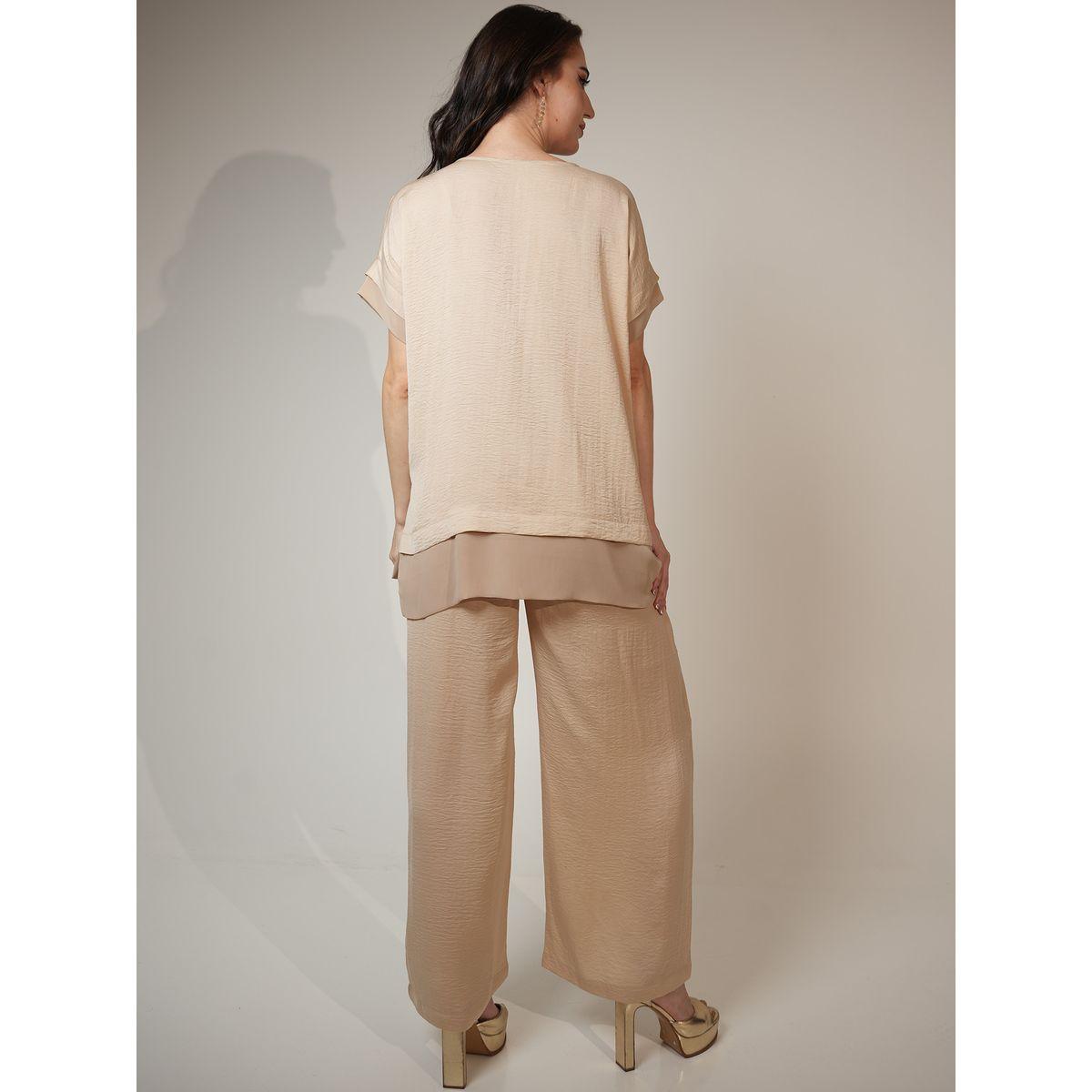 مجموعة من بنطال وبلوزة ساتان مزينة بالخرز إلينا باي دي ستايل × ستايلي-women-arabicclothing-sets-image-3