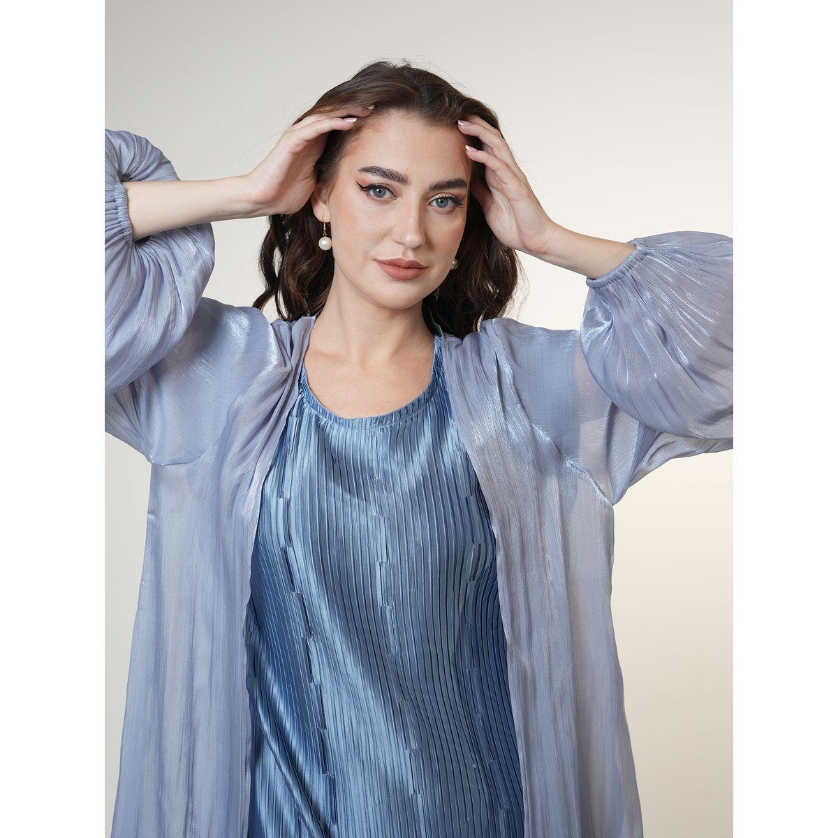 مجموعة من عباية مع فستان بليسيه إلينا باي دي ستايل × ستايلي-women-arabicclothing-abayas-image-6