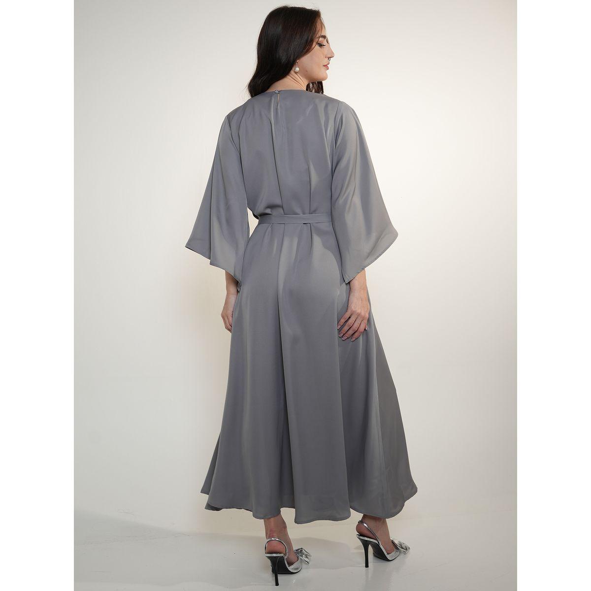جلابية بتفاصيل مُطرّزة وأكمام بشق إلينا باي دي ستايل × ستايلي-women-arabicclothing-jalabiyas-image-2