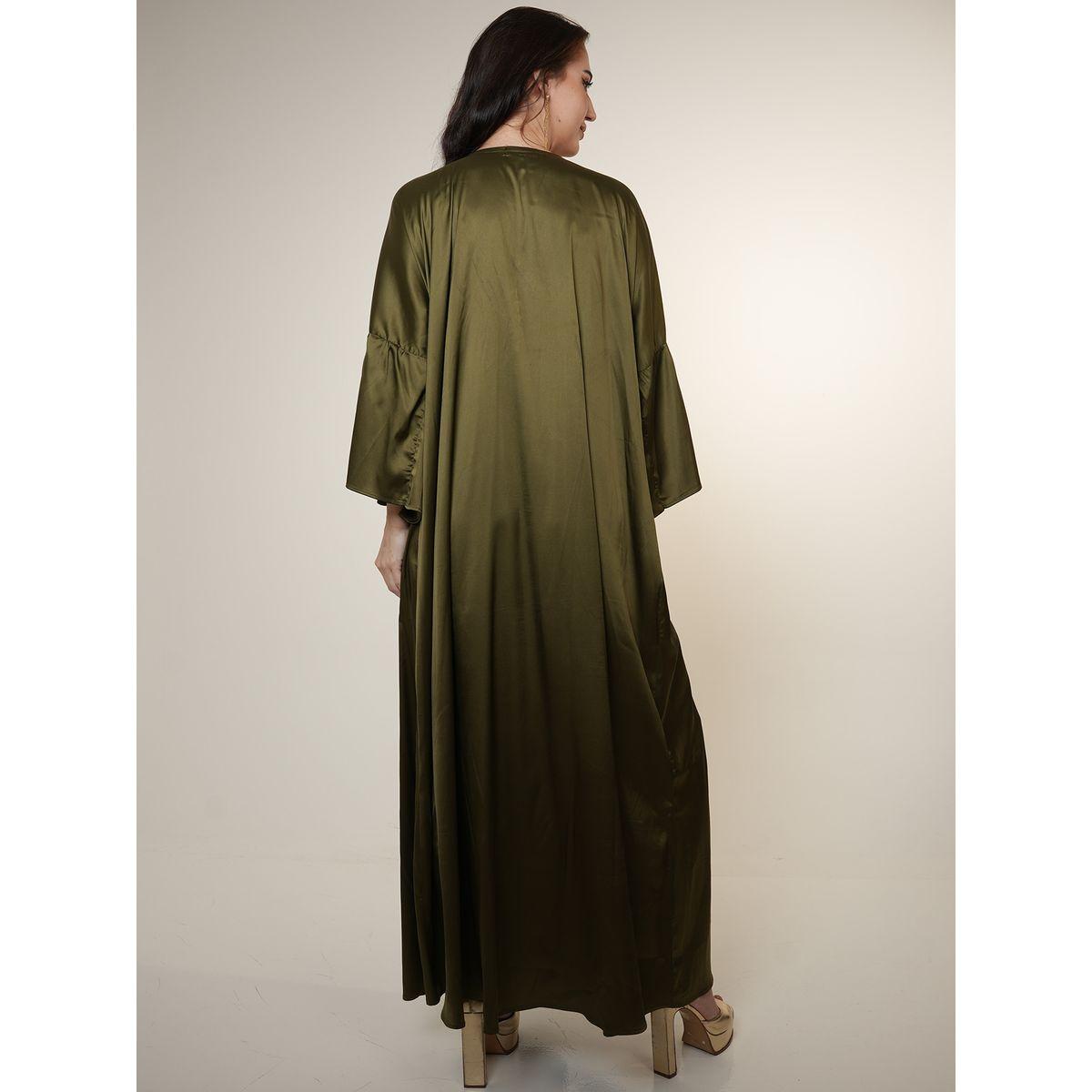 Elena by DStyle X Styli  Satin Jalabiya with Beaded Handwork-women-arabicclothing-jalabiyas-image-2