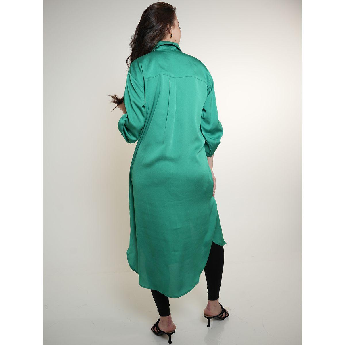 بلوزة ساتان طويلة مزينة بالخرز إلينا باي دي ستايل × ستايلي-women-clothing-shirtsandblouses-shirts-image-2