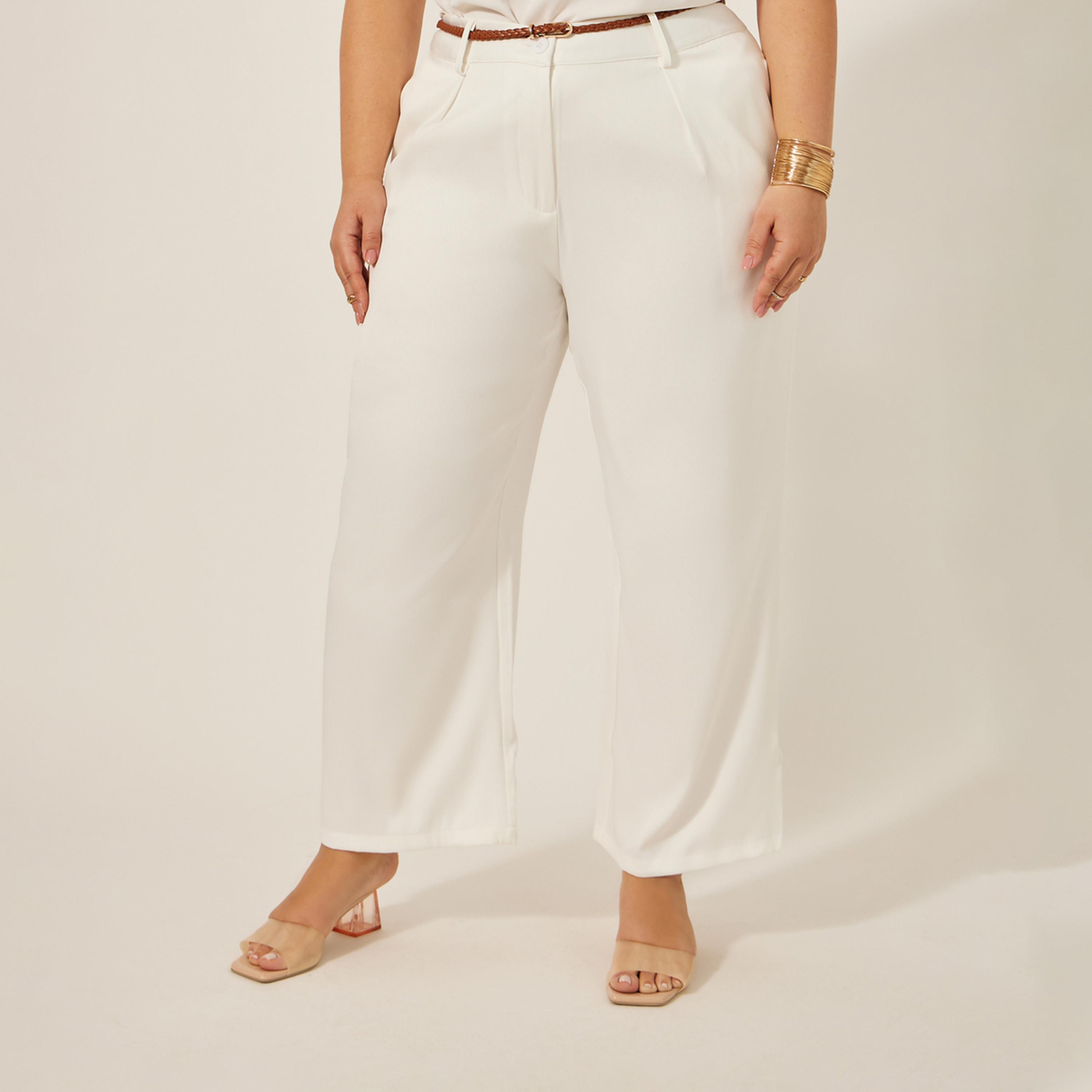 Styli Plus Size Mid Rise Straight Fit Pants-women-clothing-bottoms-trousers-image-2