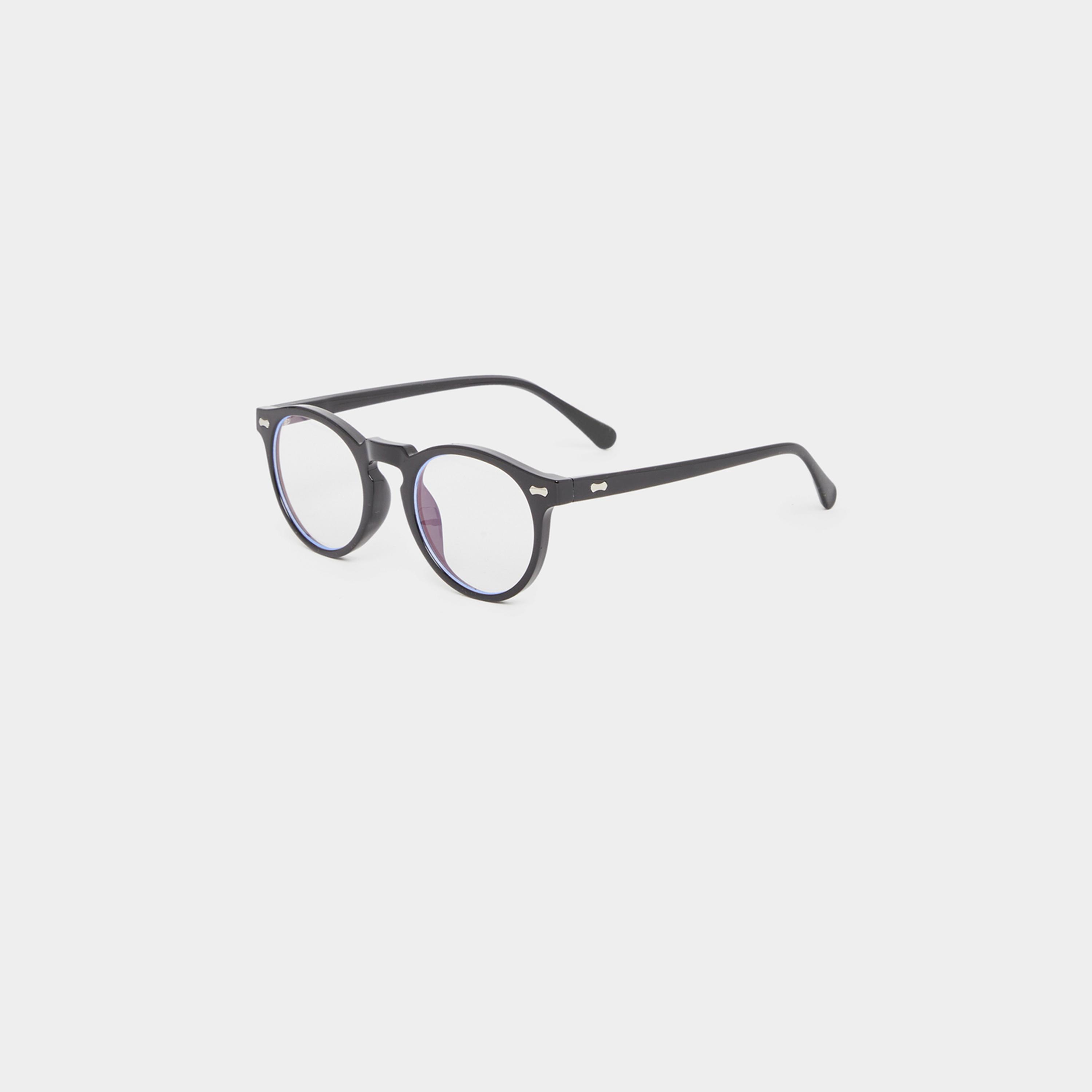 Styli Clear Round Sunglasses with Nose Pads-men-sunglasses-image-1