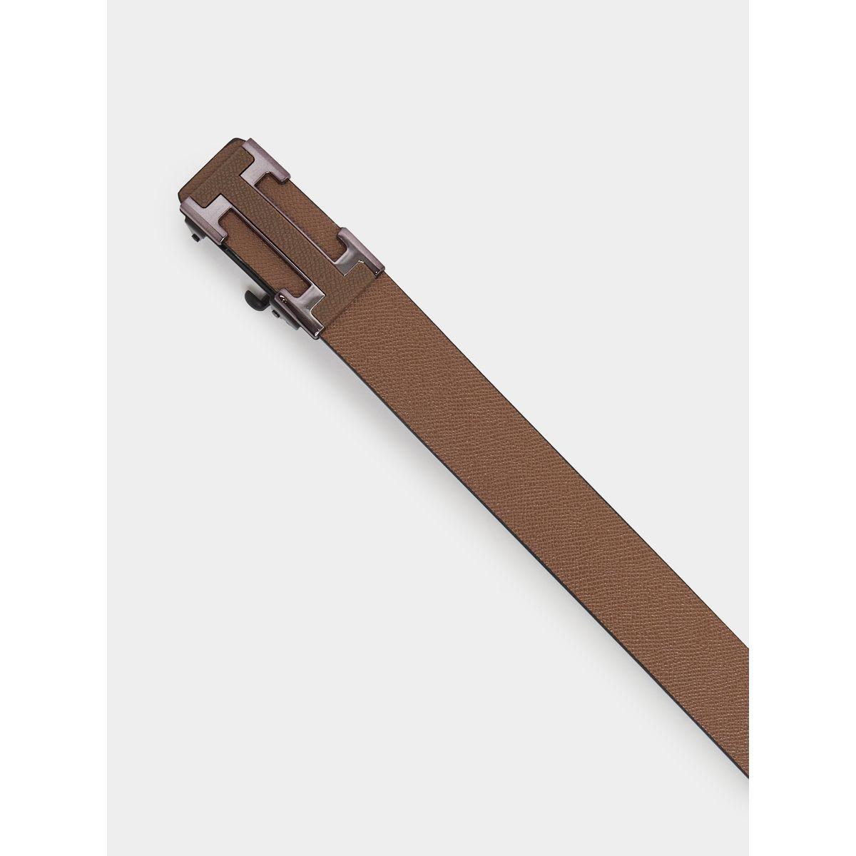 Textured Waist Belt with Metal Buckle-men-beltsandwallets-belts-image-5