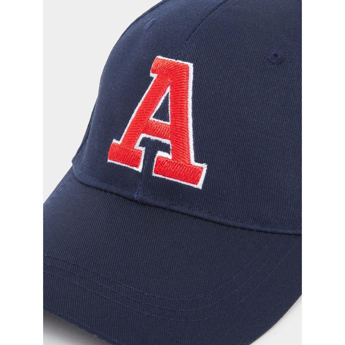 Embroidered A Letter Baseball Cap-men-caps-image-3