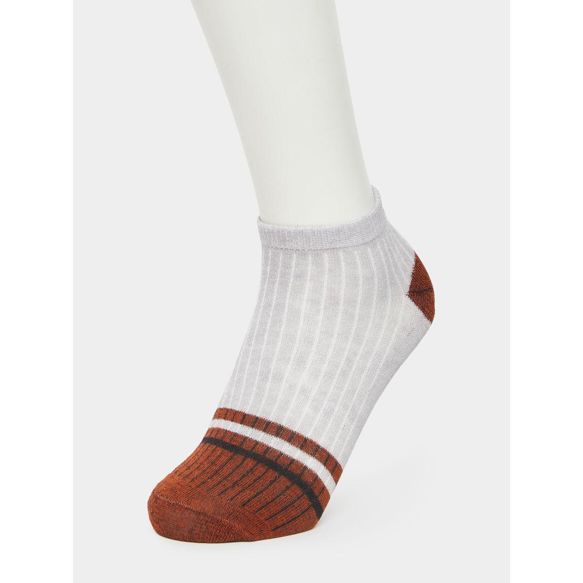 Styli Set of 5 - Striped Detail Crew Socks-men-socks-image-2