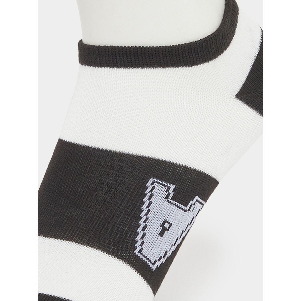 Styli Set of 5 - Contrast Panel Ankle Socks-men-socks-image-5