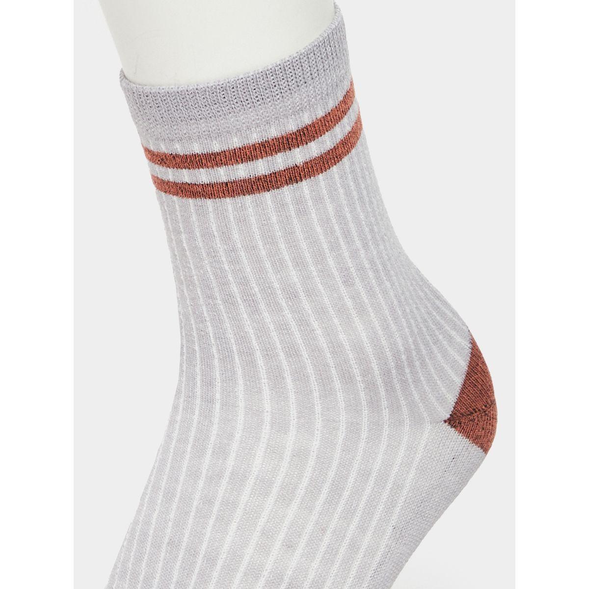 Styli Set of 5 - Striped Cuff Crew Socks-men-socks-image-2