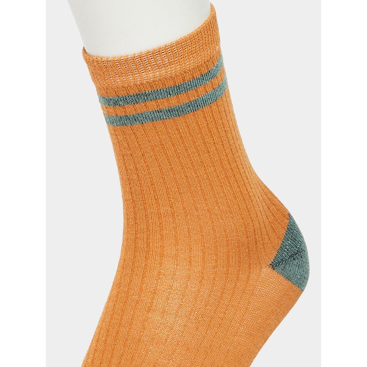 Styli Set of 5 - Striped Cuff Crew Socks-men-socks-image-5