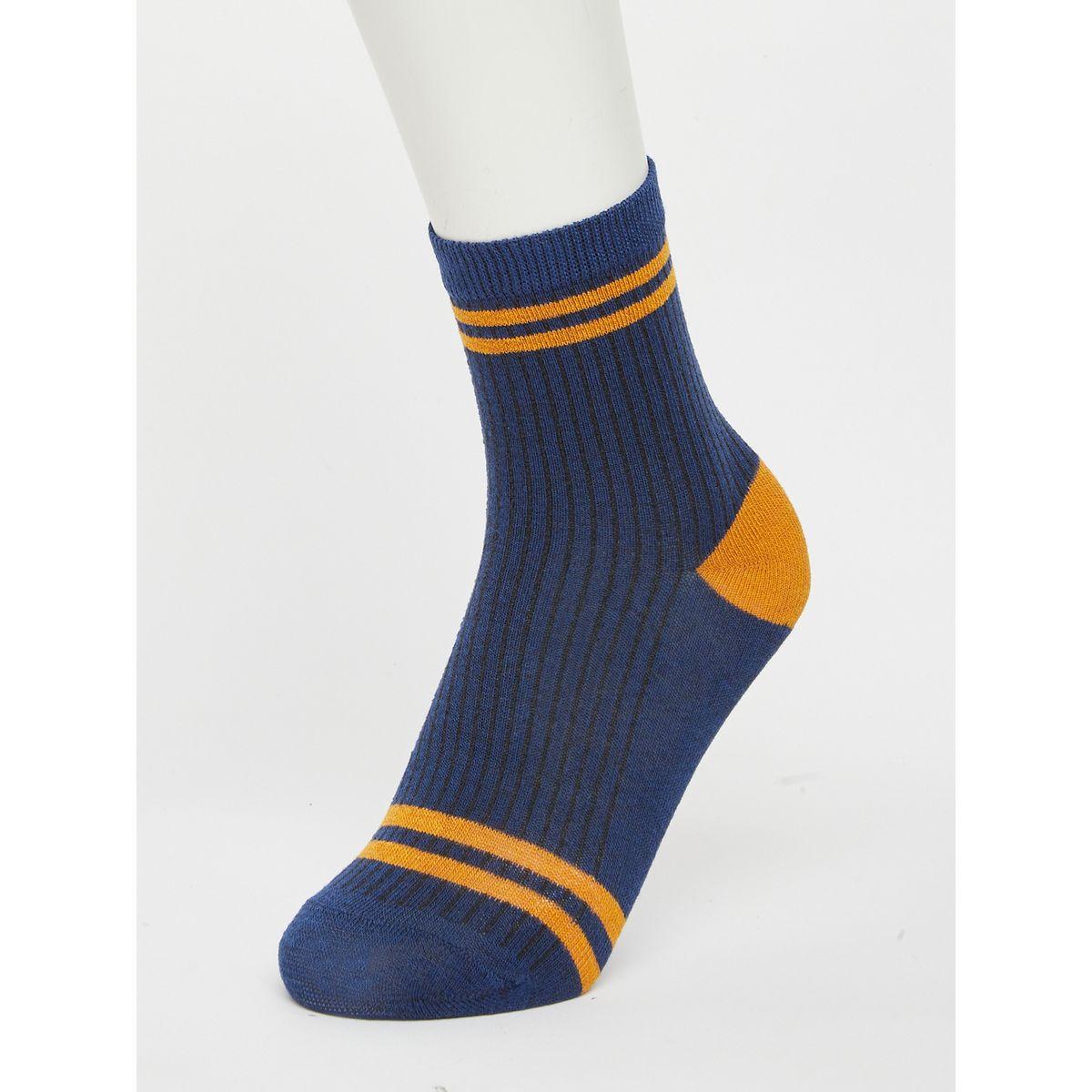 Styli Set of 5 - Striped Cuff Crew Socks-men-socks-image-8
