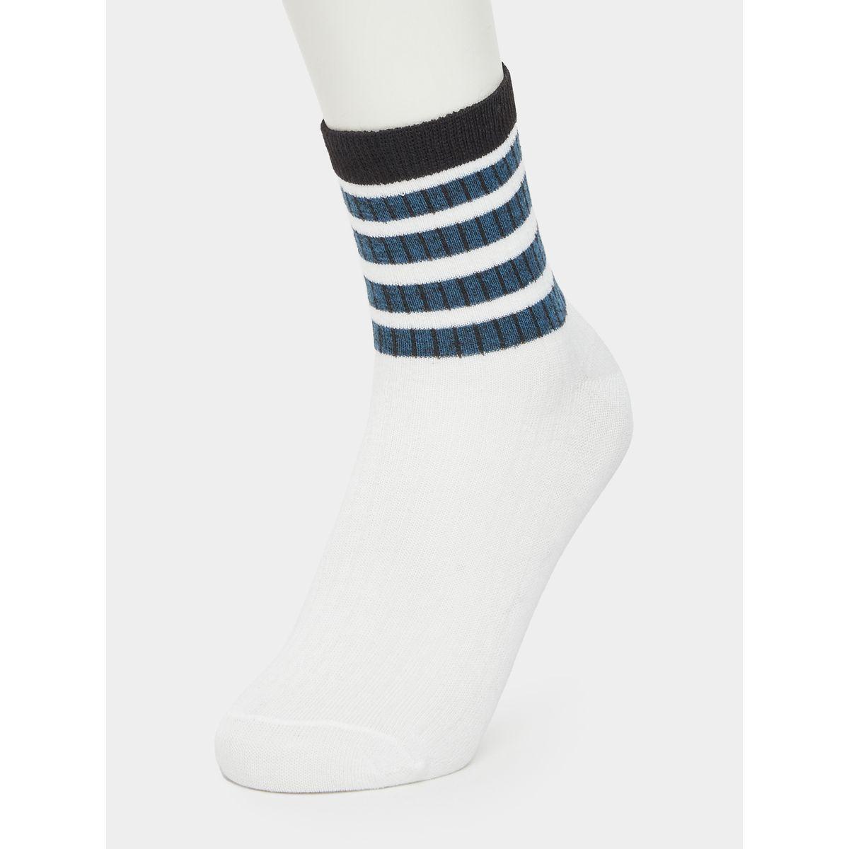 Styli Set of 5 - Striped Cuff Crew Socks-men-socks-image-10