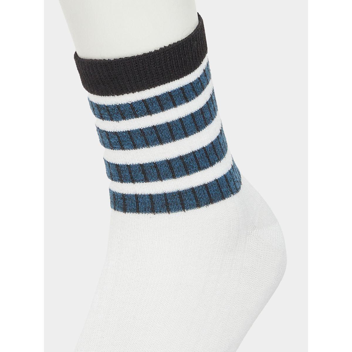 Styli Set of 5 - Striped Cuff Crew Socks-men-socks-image-11