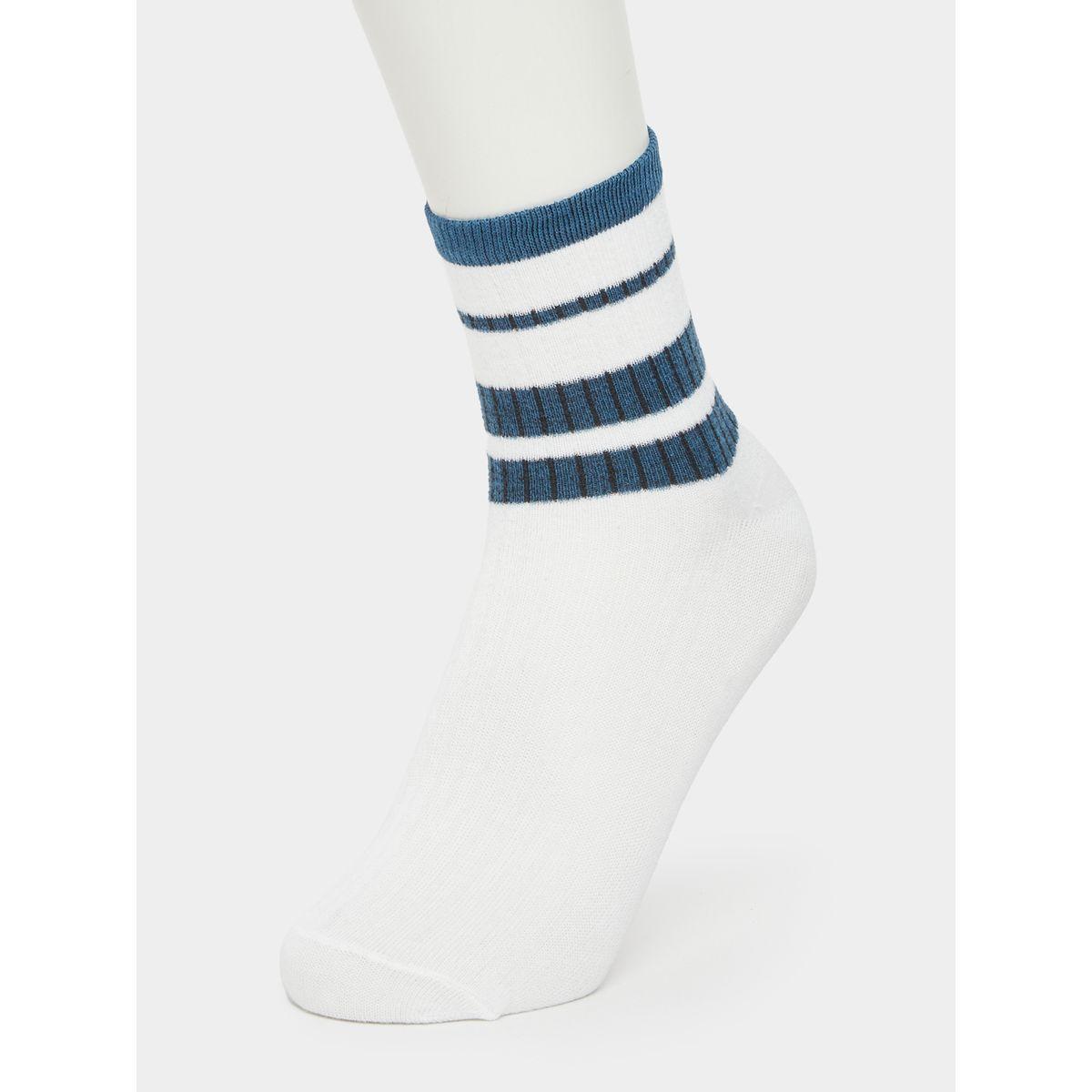 Styli Set of 5 - Striped Cuff Crew Socks-men-socks-image-6