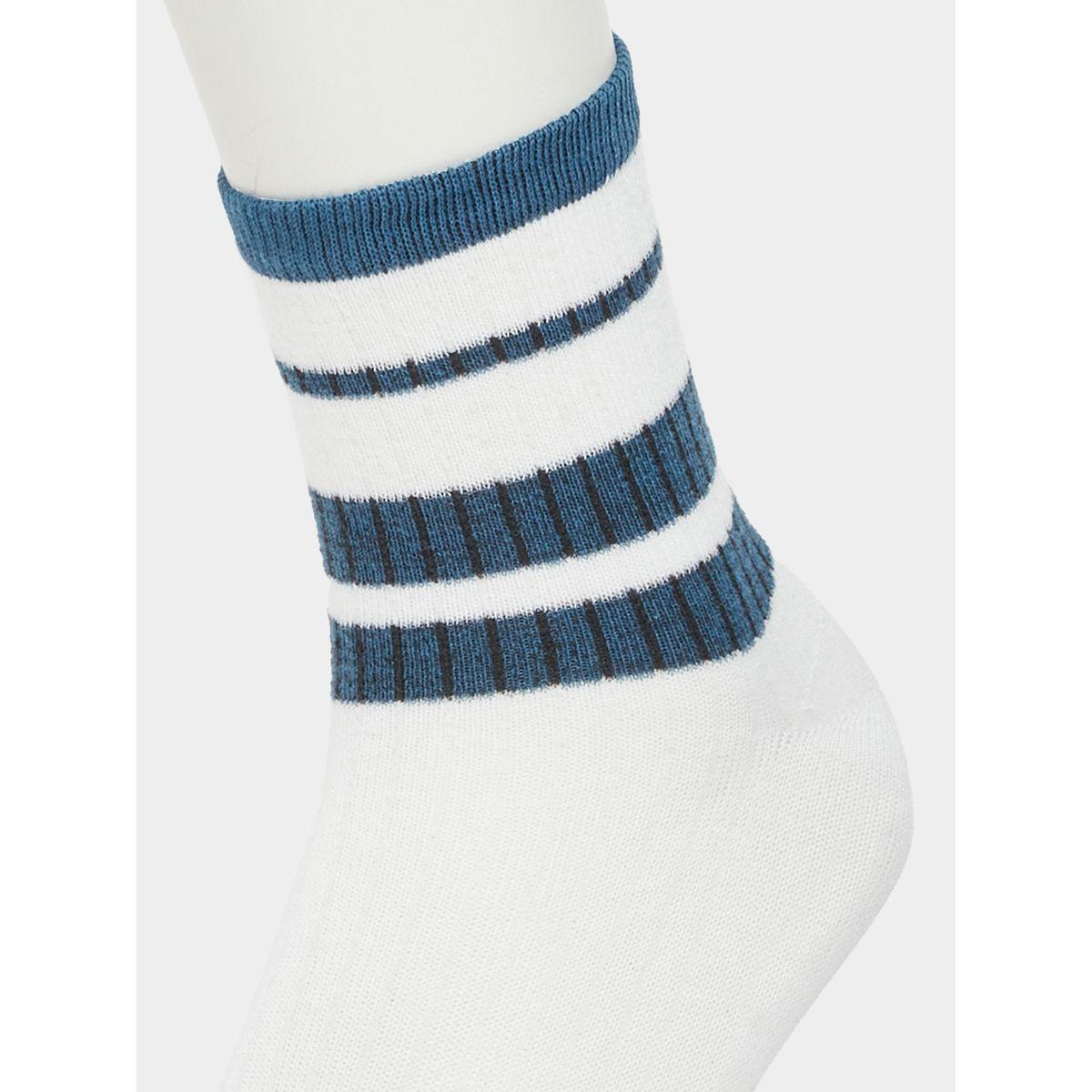 Styli Set of 5 - Striped Cuff Crew Socks-men-socks-image-7