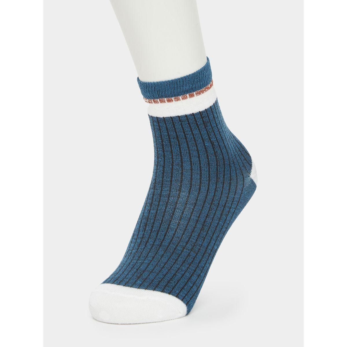 Styli Set of 5 - Striped Cuff Crew Socks-men-socks-image-8