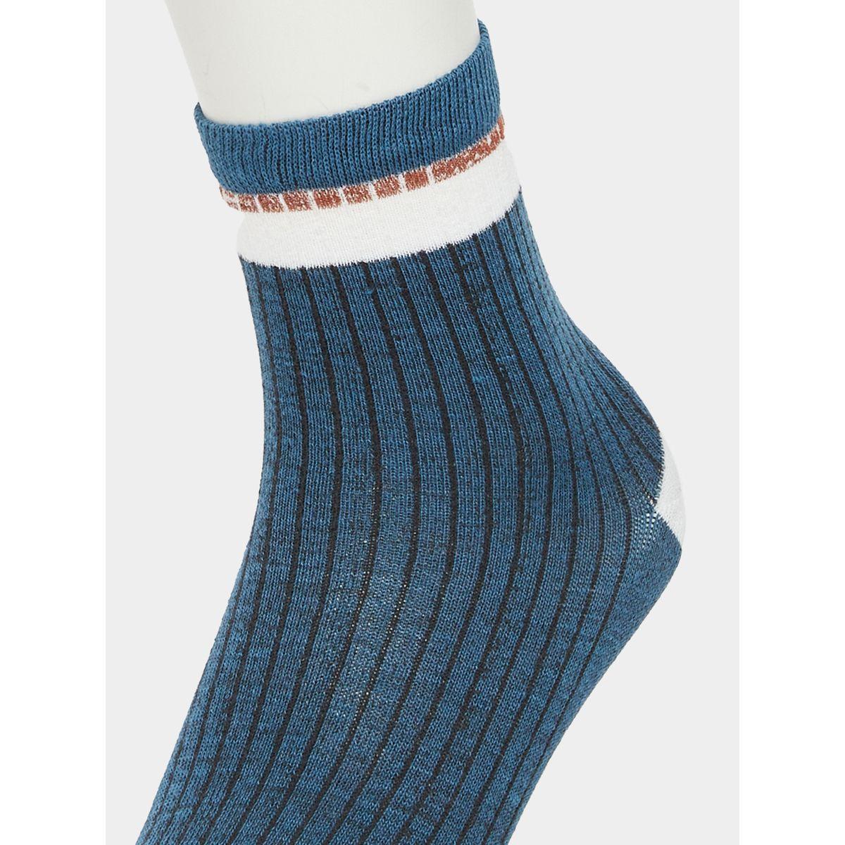 Styli Set of 5 - Striped Cuff Crew Socks-men-socks-image-9