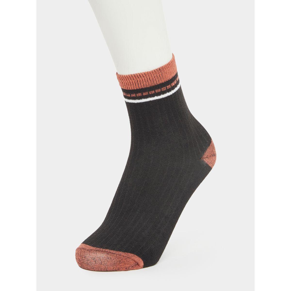 Styli Set of 5 - Striped Detail Crew Socks-men-socks-image-4