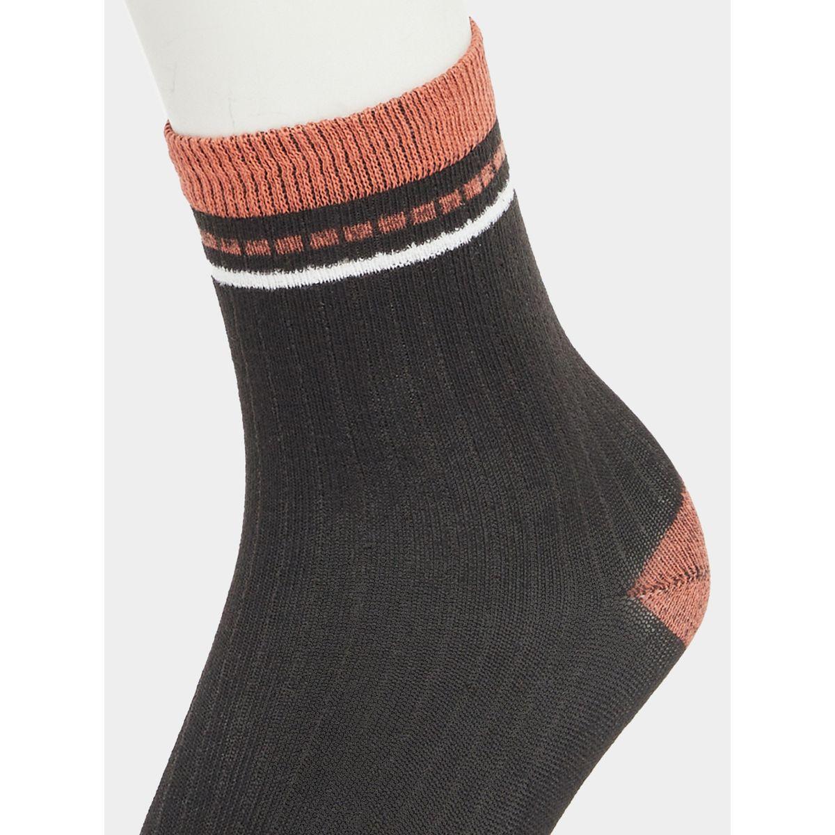 Styli Set of 5 - Striped Detail Crew Socks-men-socks-image-5