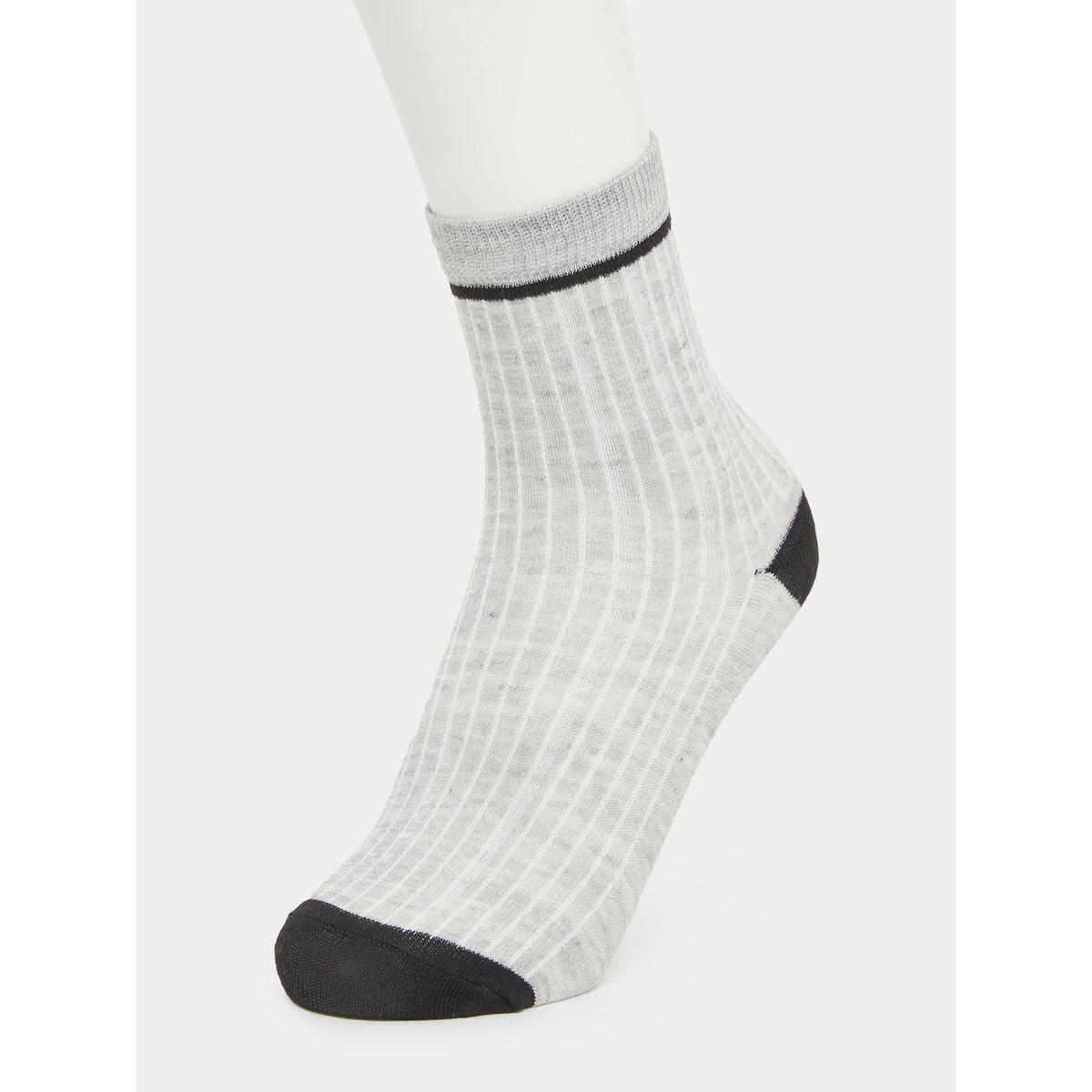 Styli Set of 5 - Striped Detail Crew Socks-men-socks-image-6