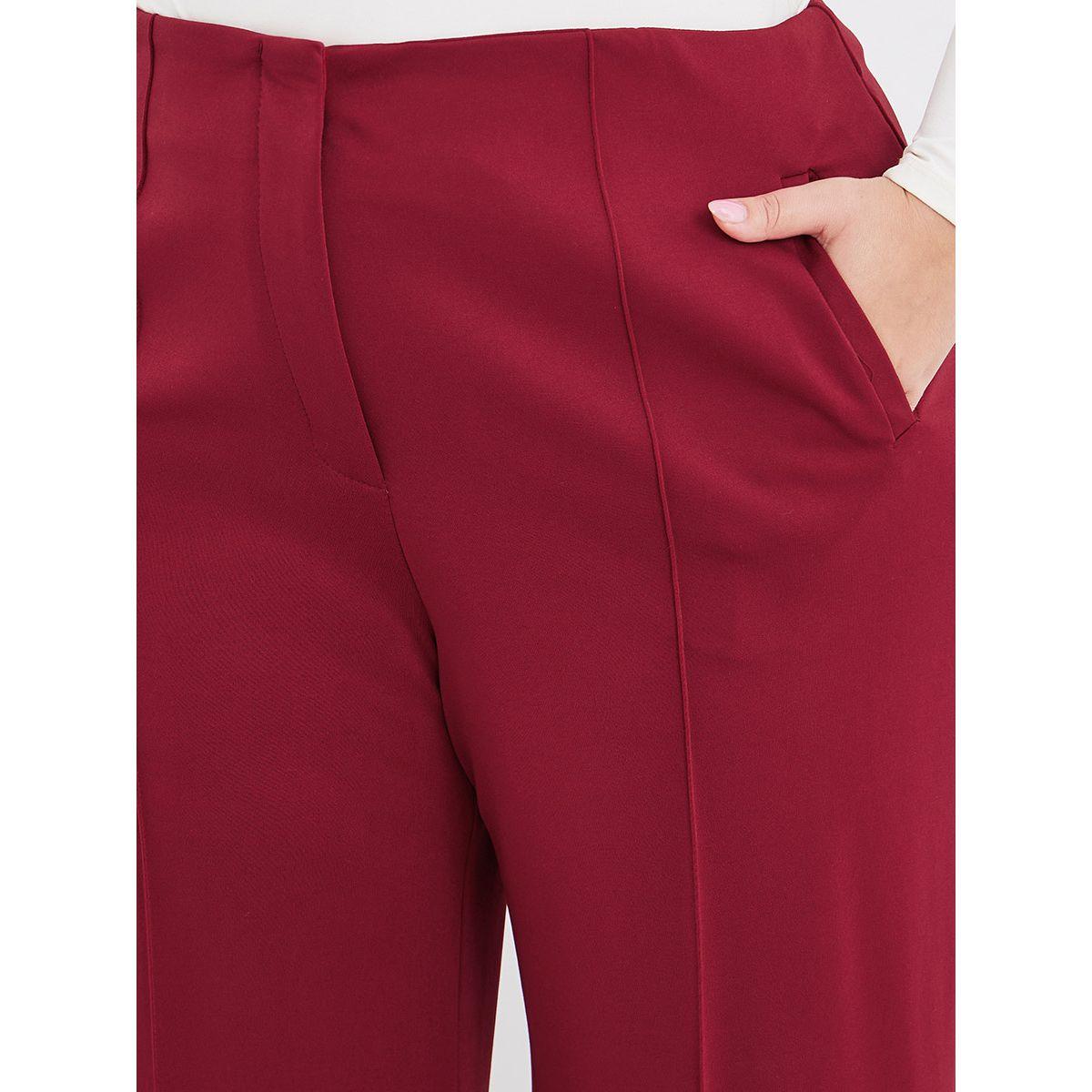 بنطال بمقاس كبير وقصة أرجل واسعة-women-clothing-bottoms-trousers-image-3