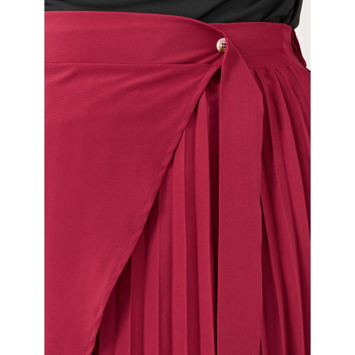 فستان ميدي بمقاس كبير وتفاصيل كسرات-women-clothing-bottoms-skirts-image-3