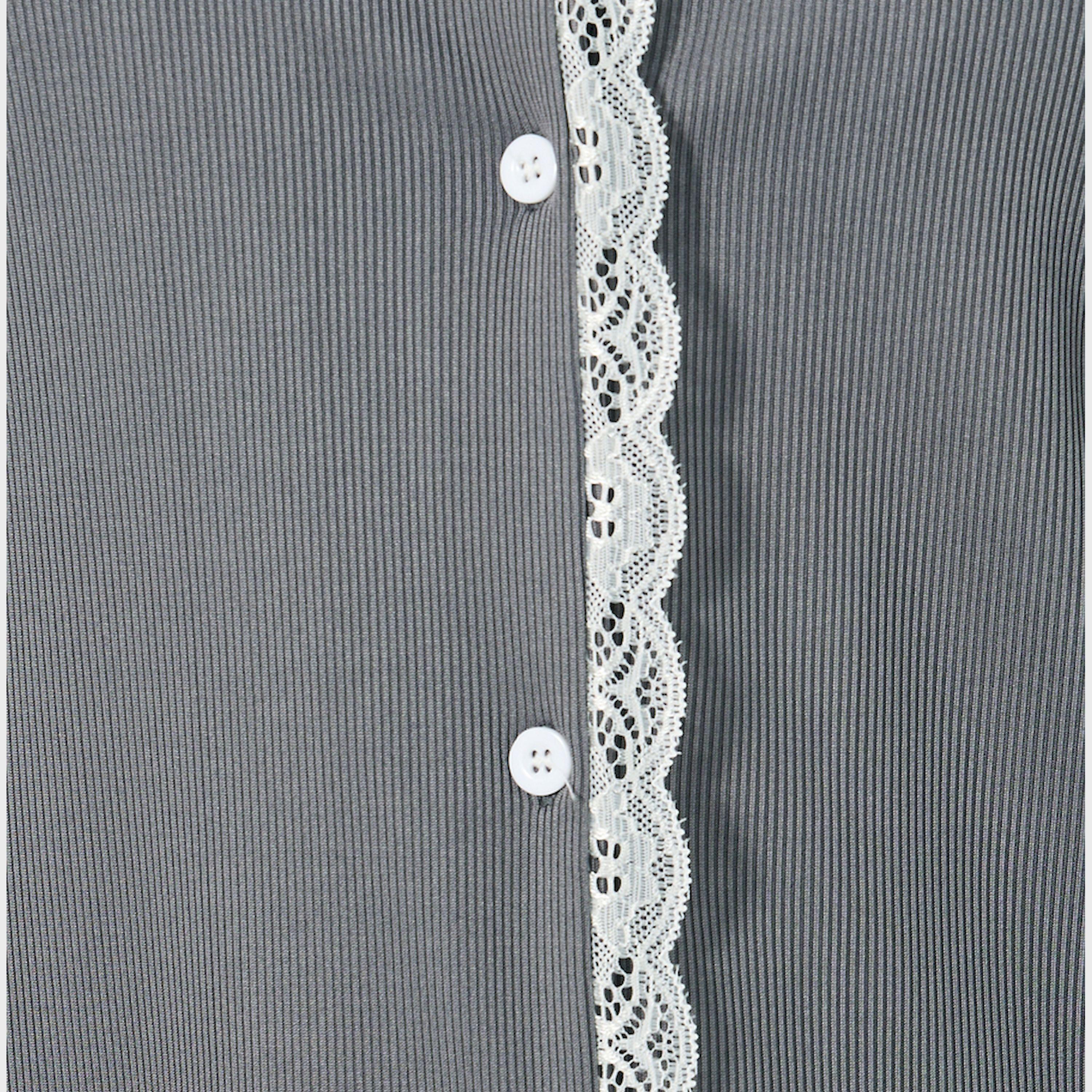 Styli Plus Size Rib Knit Lace Trim Shirt And Pyjama Set-women-clothing-nightwear-pyjamas-longsets-image-5