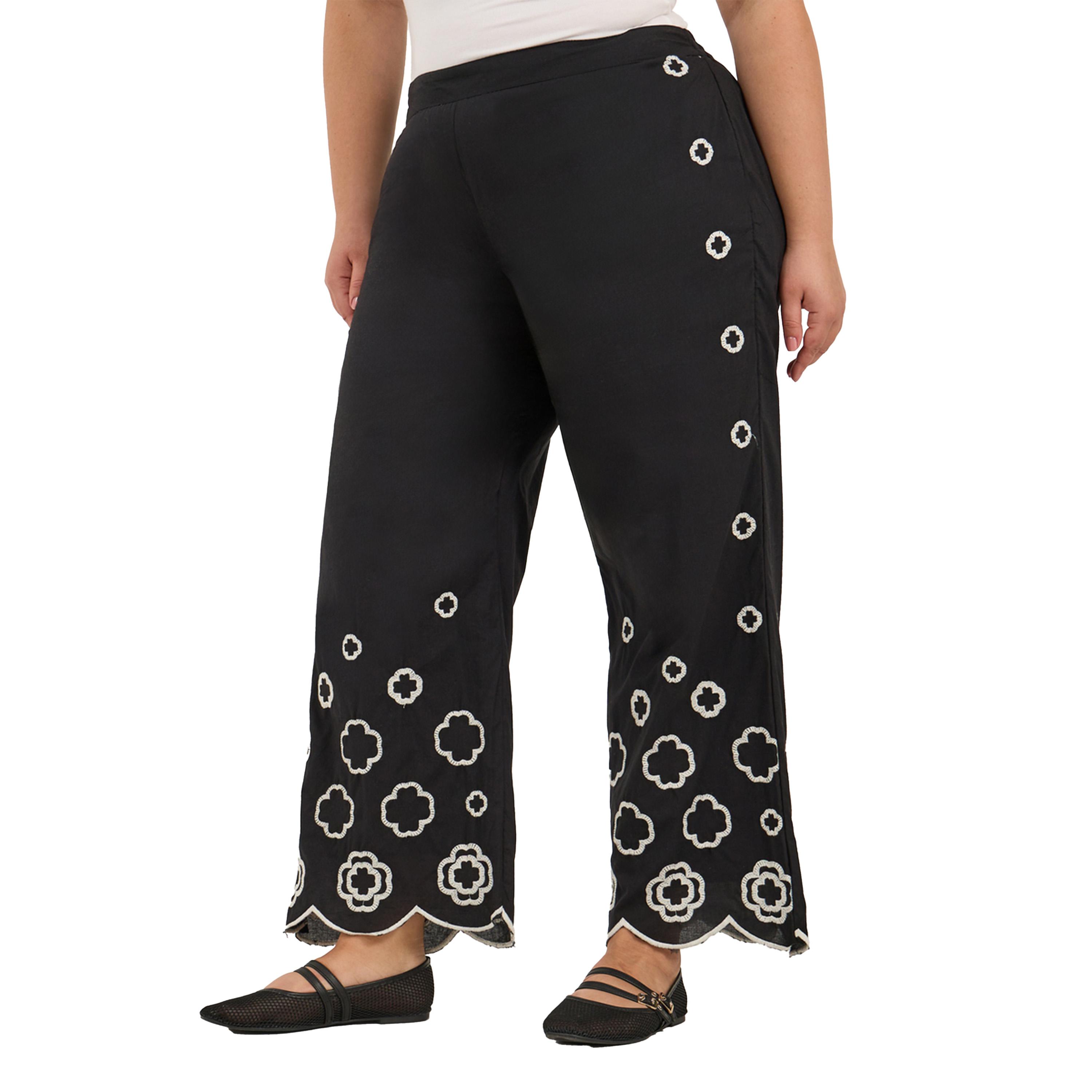 Styli Plus Size Embroidered Wide Leg Pants-women-clothing-bottoms-trousers-image-3