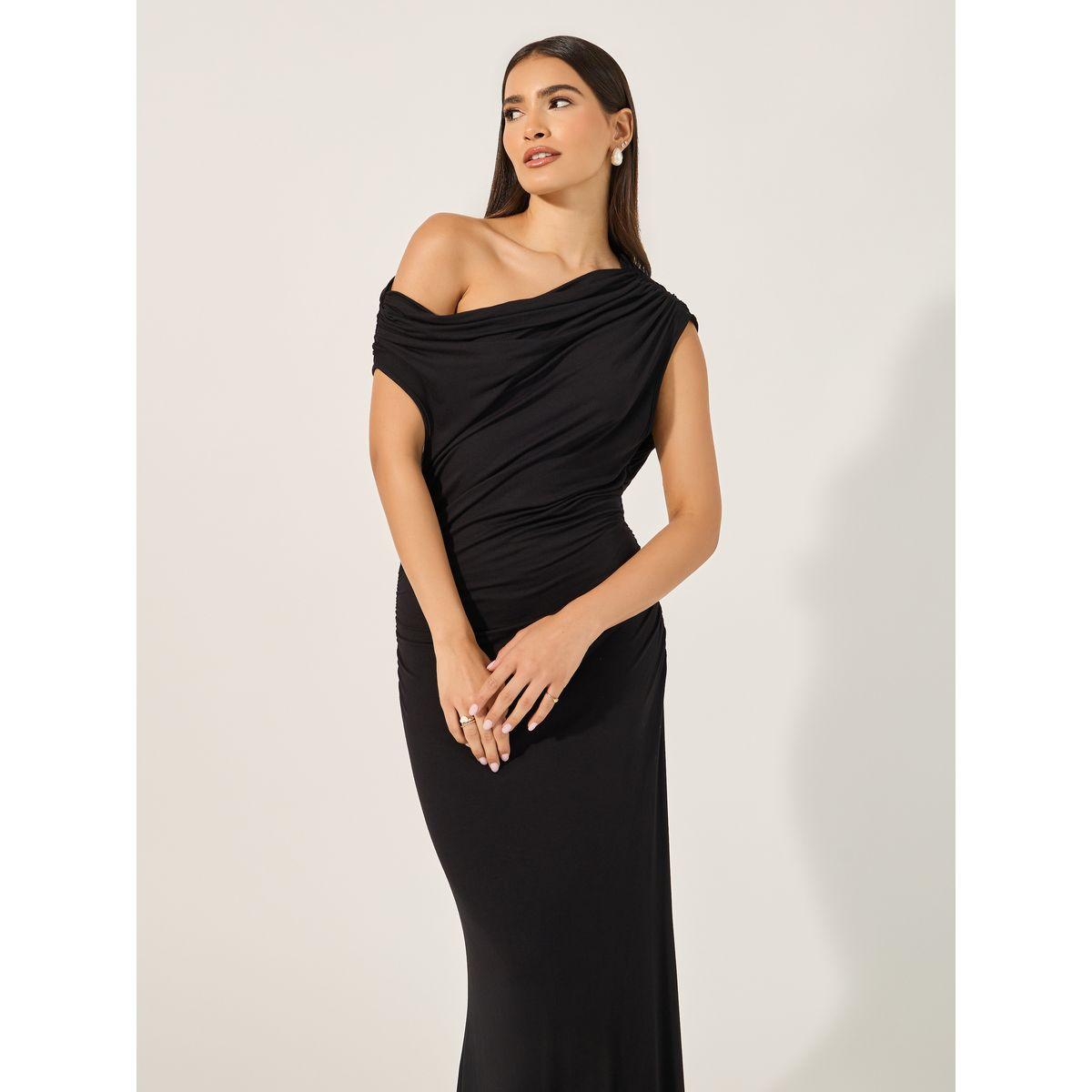 Styli One Shoulder Neck Bodycon Maxi Dress-women-clothing-dresses-image-3