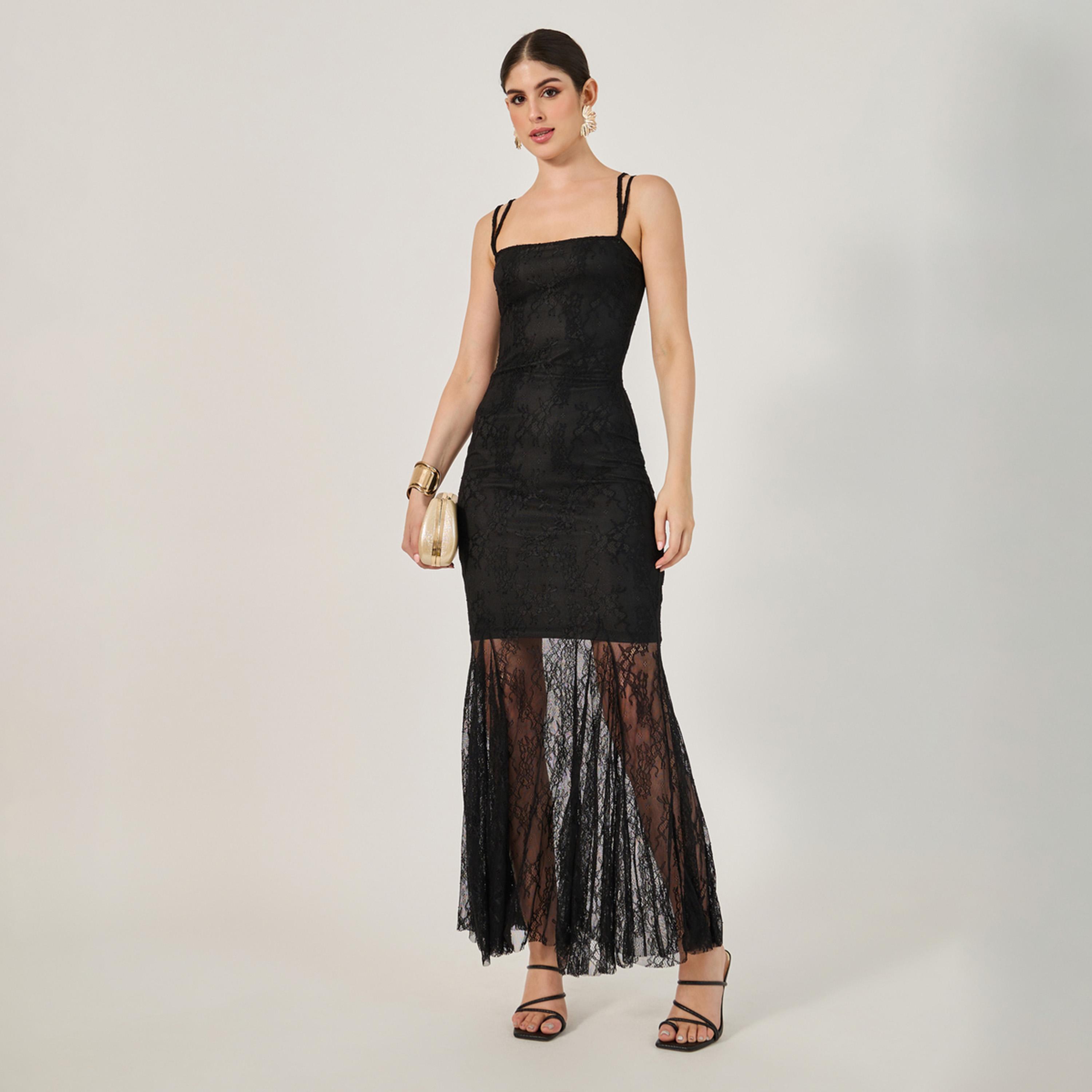 Styli Strappy Lace Detail Bodycon Maxi Dress-women-clothing-dresses-image-1